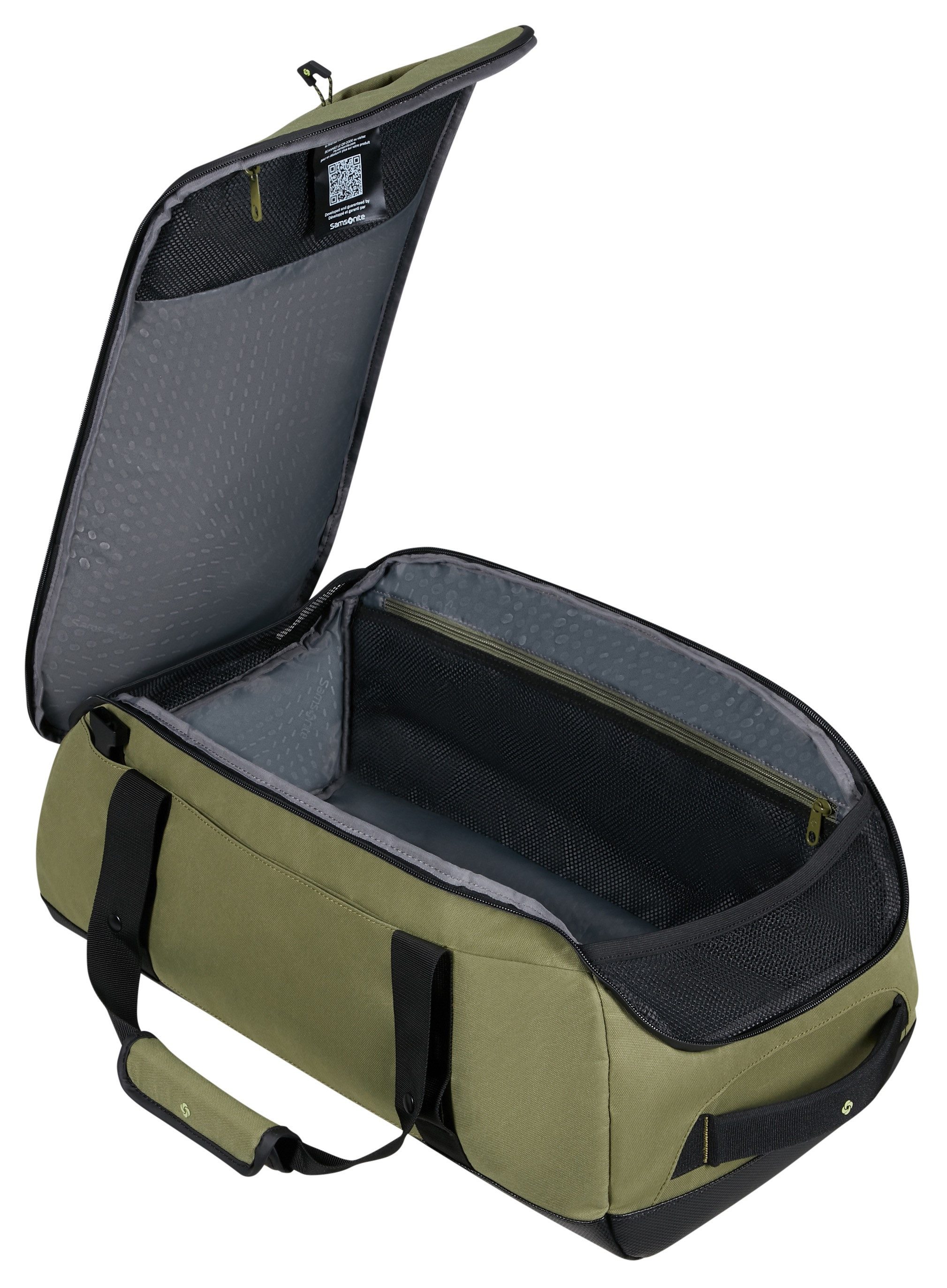 Samsonite Reistas ECODIVER DUFFLE S Duffle als rugzak draagbaar