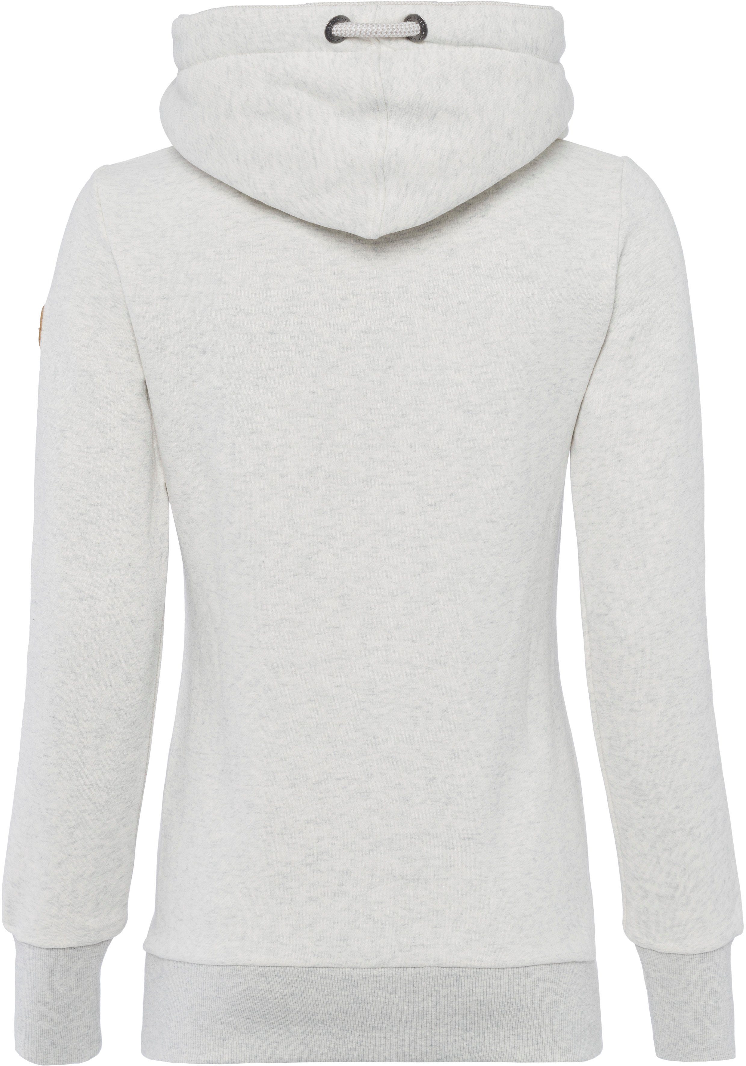 Ragwear Hoodie GRIPYBUTTON Sweater met rustieke koordaccenten