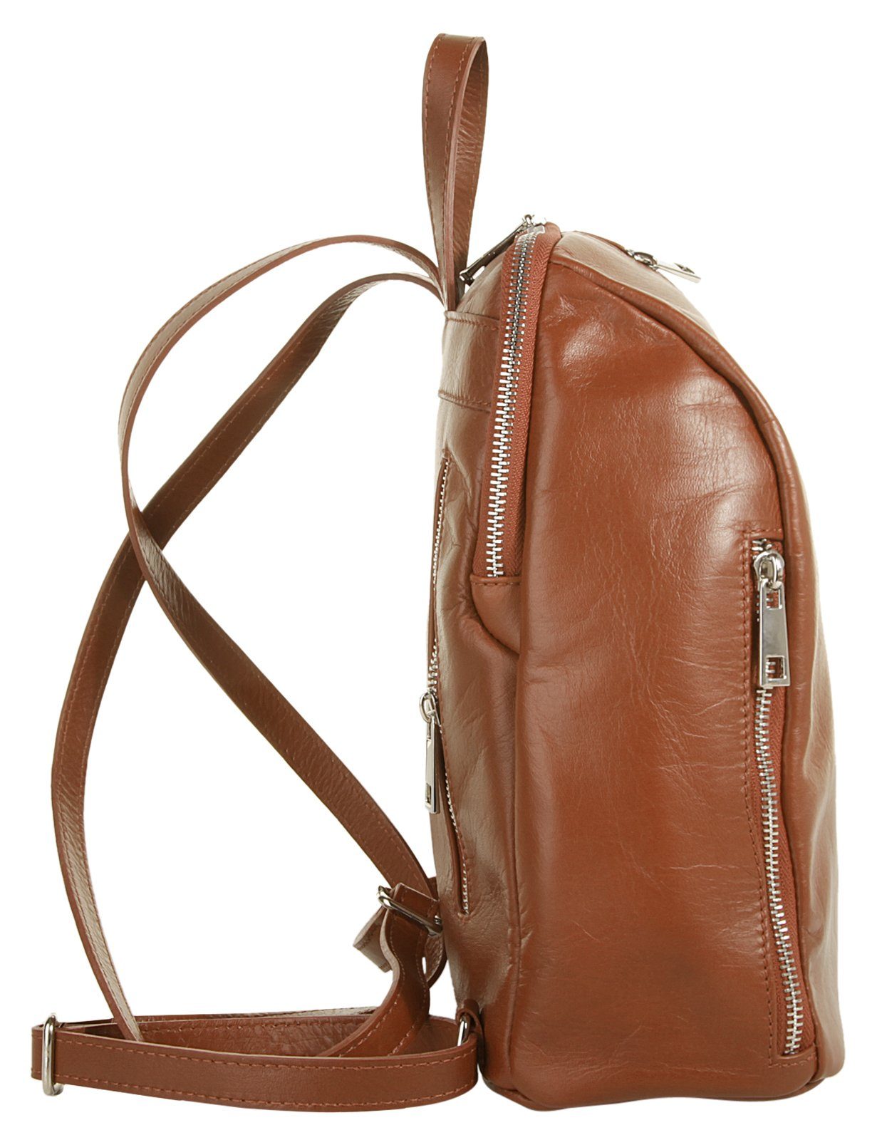 Samantha Look Rugzak echt leer, made in italy