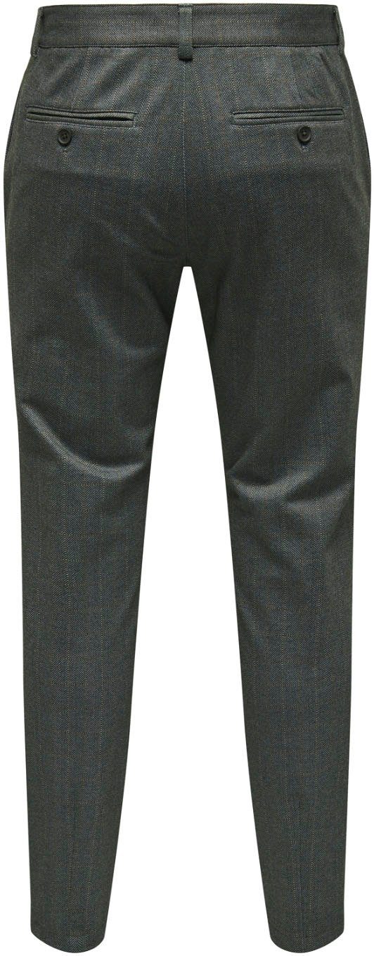 ONLY & SONS Pantalon ONSMARK SLIM 02093 HERRINGBONE PANT NOOS