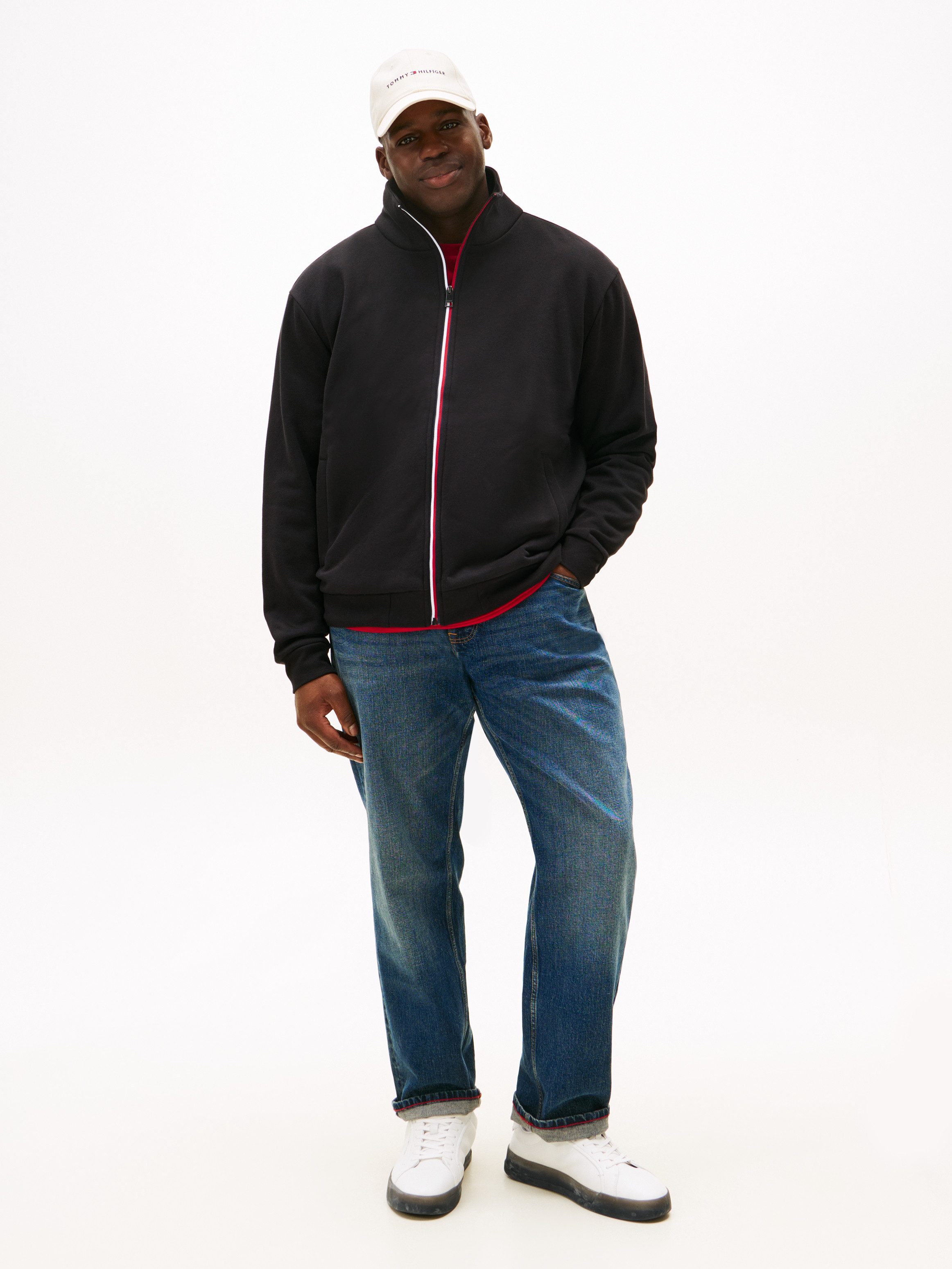 Tommy Hilfiger Sweatvest GLOBAL STRIPE ZIP