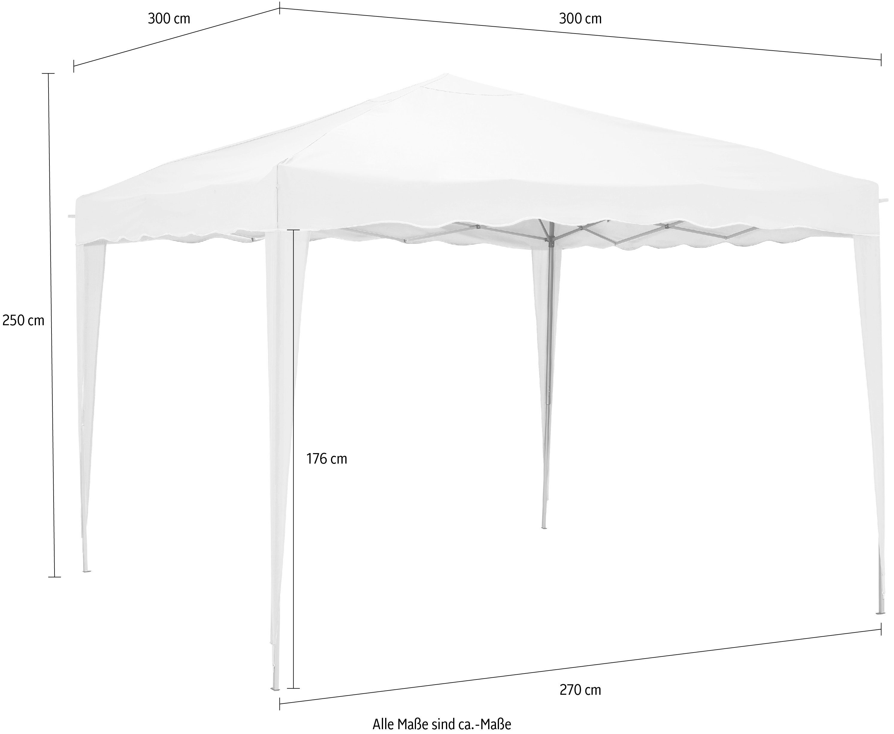 KONIFERA Partytent Bxd: 300x300 cm, inclusief draagtas