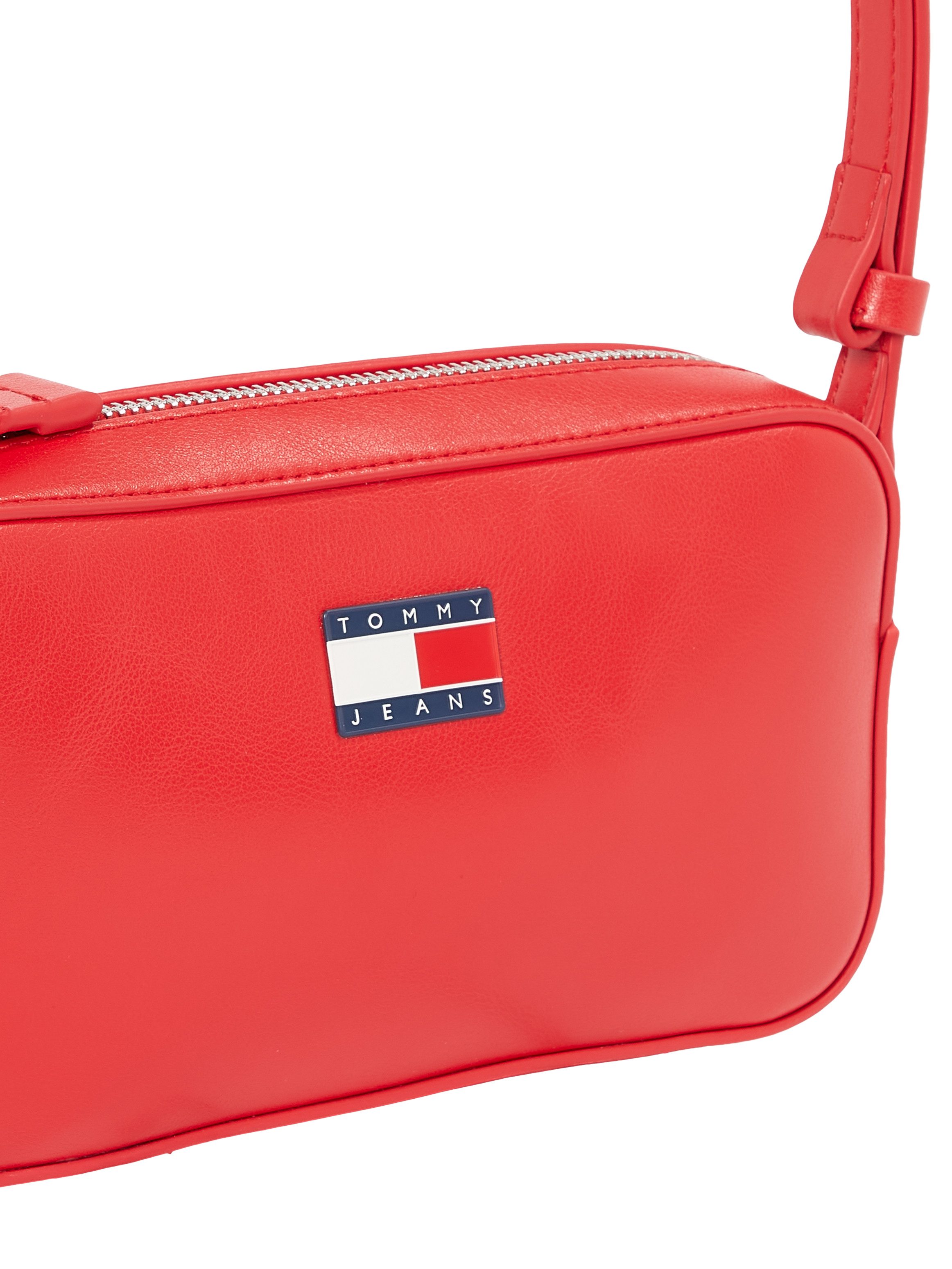 TOMMY JEANS Schoudertas TJW ESS MUST CONVERTIBLE CAMERA , dames avondtas, schoudertas, mini tas met logovlag