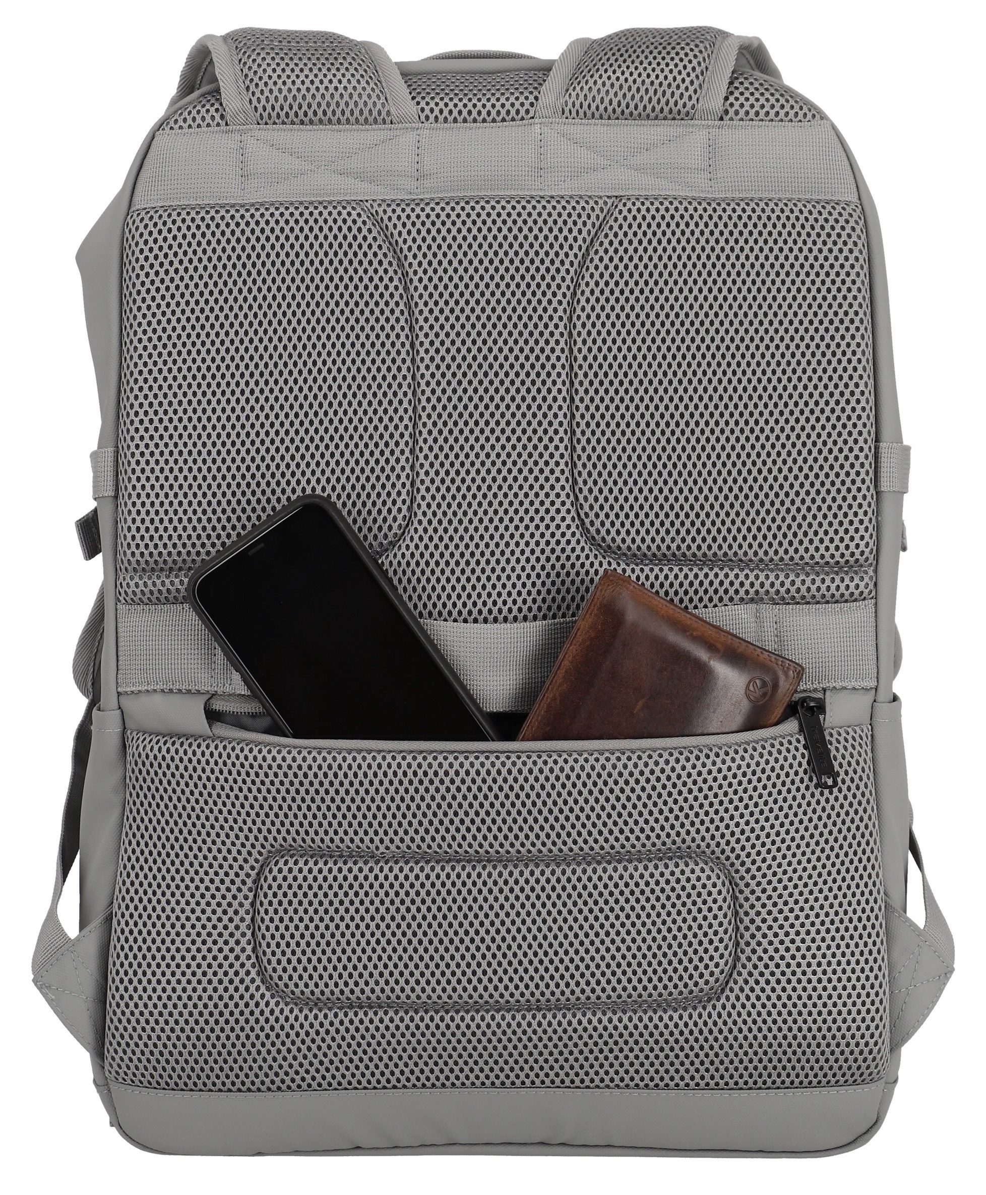 travelite Vrijetijdsrugzak BASICS rugzak zeildoek Schoolrugzak werkrugzak reiserugzak met 15 6 inch laptopvak