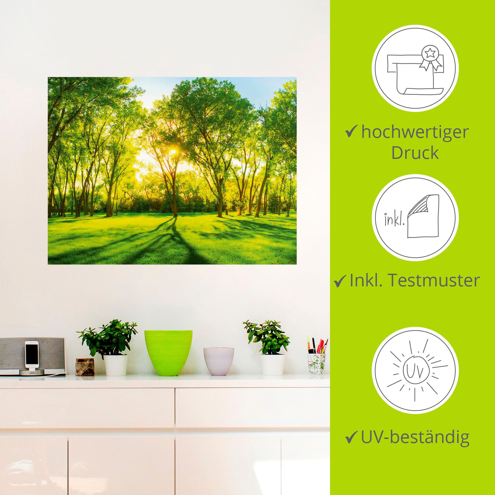 Artland Artprint Lentewarmte II als artprint op linnen, poster, muursticker in verschillende maten