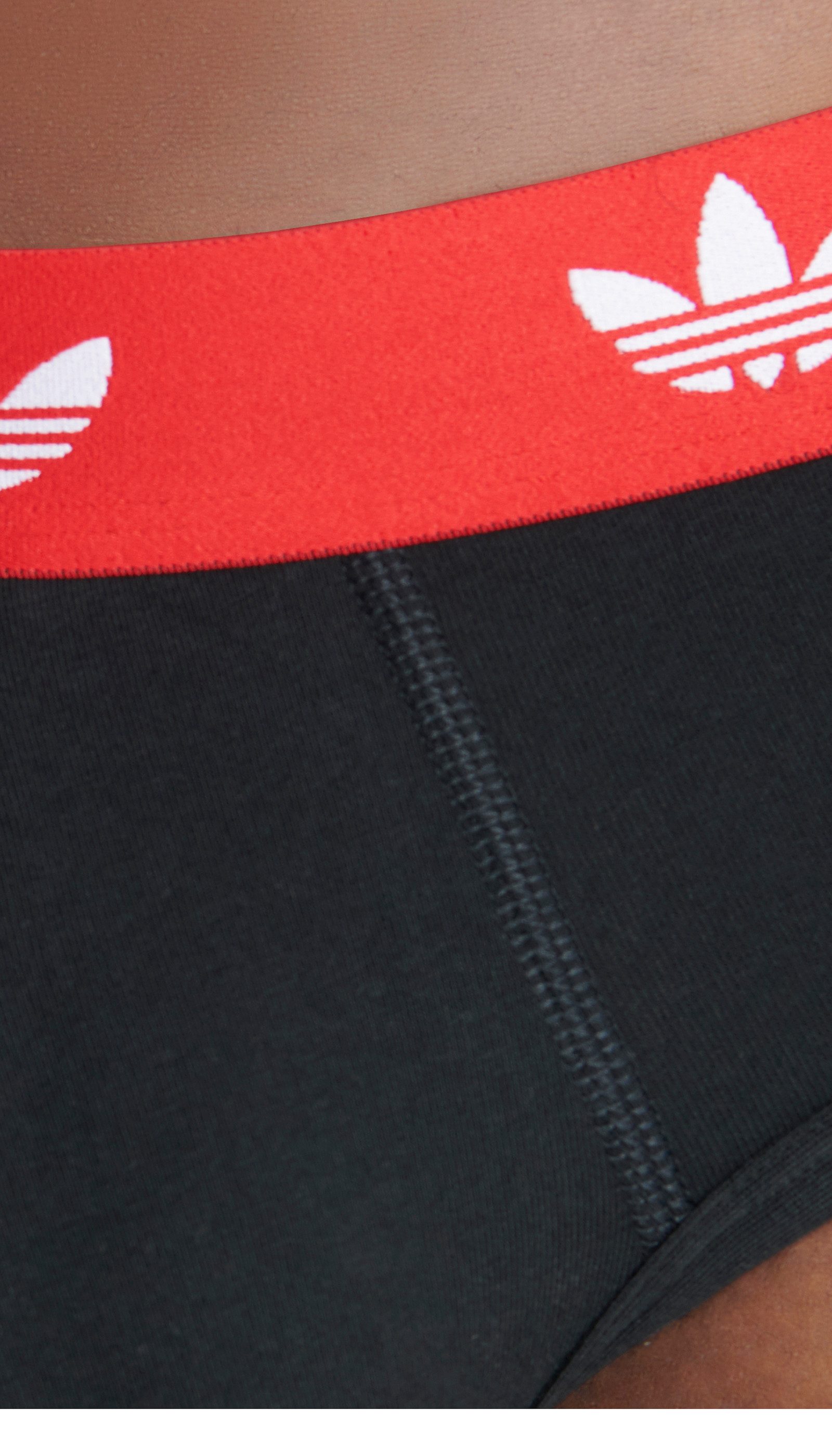 adidas Originals Slip Comfort Flex Cotton met iconische logoprint op de taille (Set van 3)