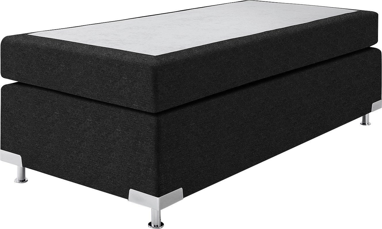Westfalia Polsterbetten Boxspring Nederland zonder hoofdsteun, vrij plaatsbaar boxsprings grijs