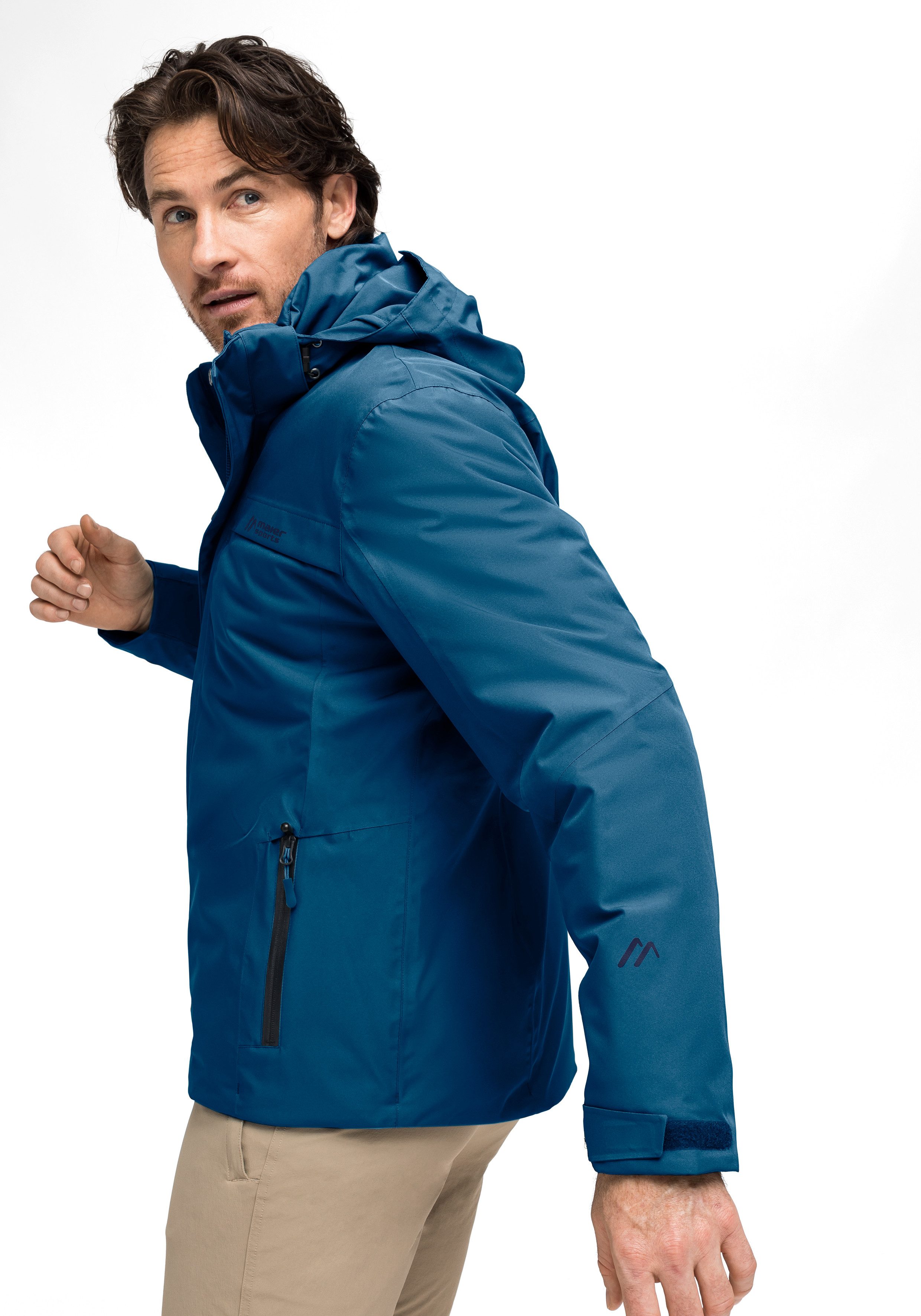 Maier Sports Functioneel jack Peyor M Heren jack, warm gewatteerde winterjack, wind/waterdicht, regular fit