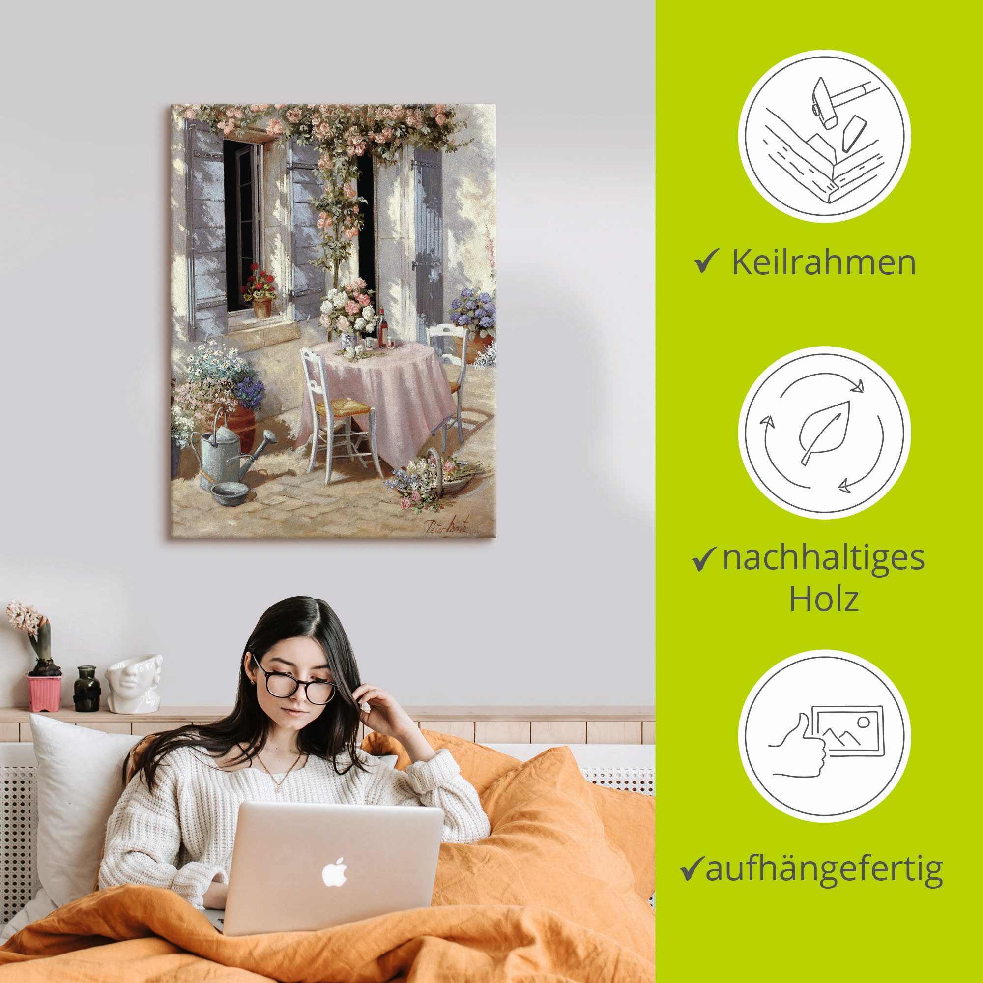 Artland Artprint Uitnodiging als artprint op linnen, poster in verschillende formaten maten