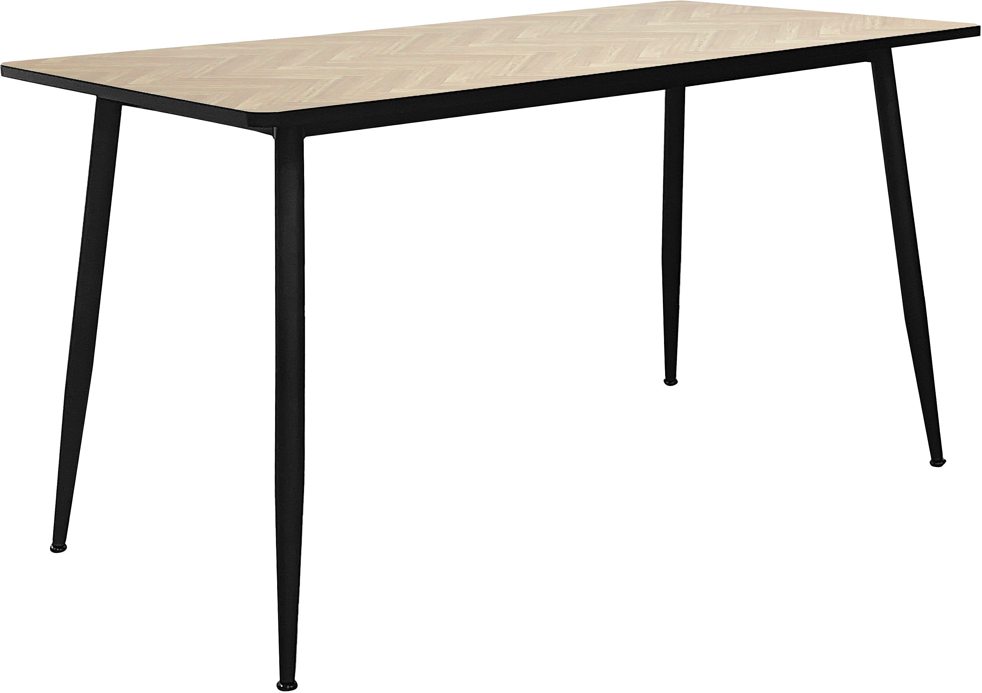 Home affaire Eettafel Arhus in trendy visgraatlook