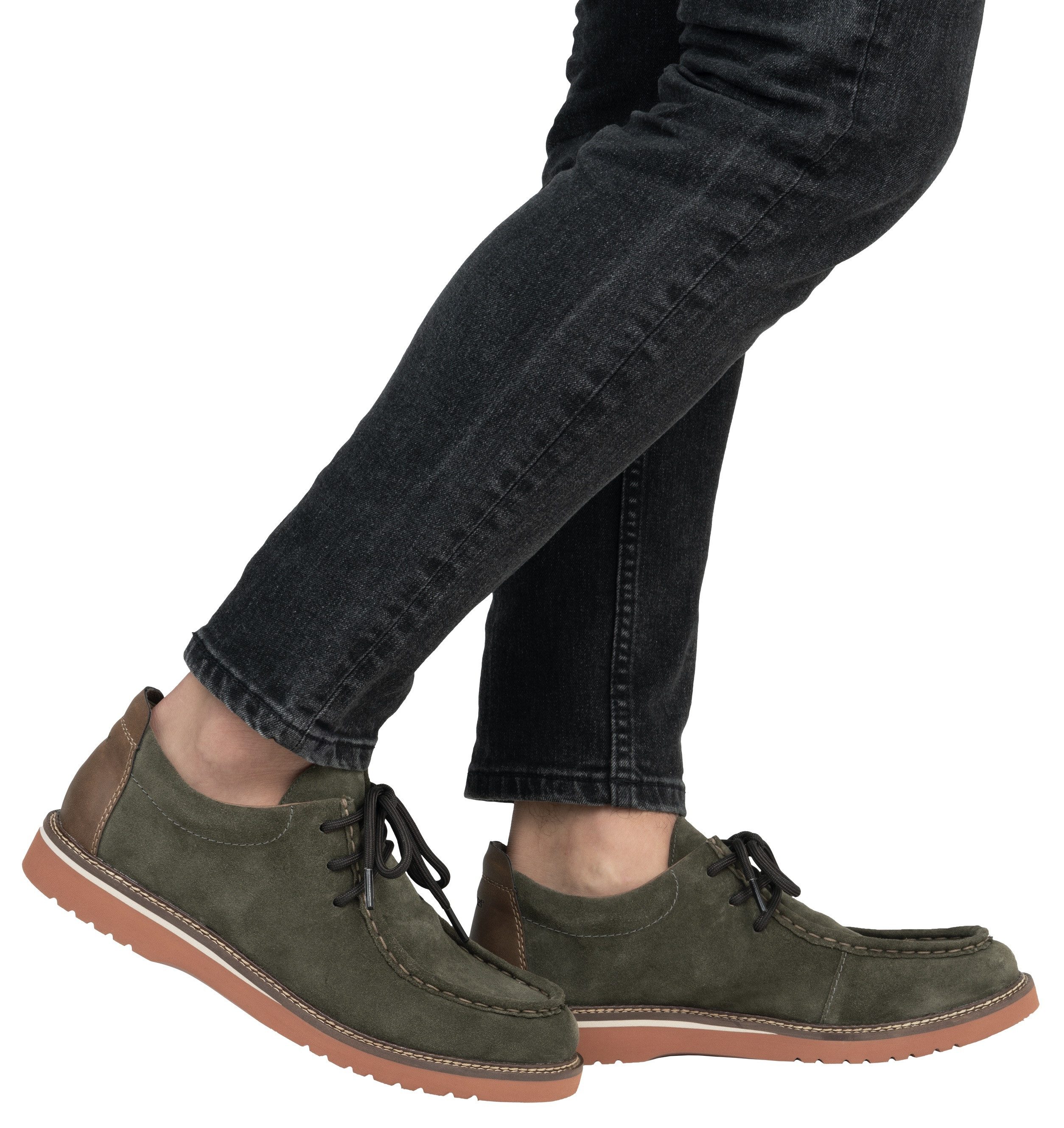 Rieker Veterschoenen , lage schoen, moccasin, veterschoen in comfortabele vorm