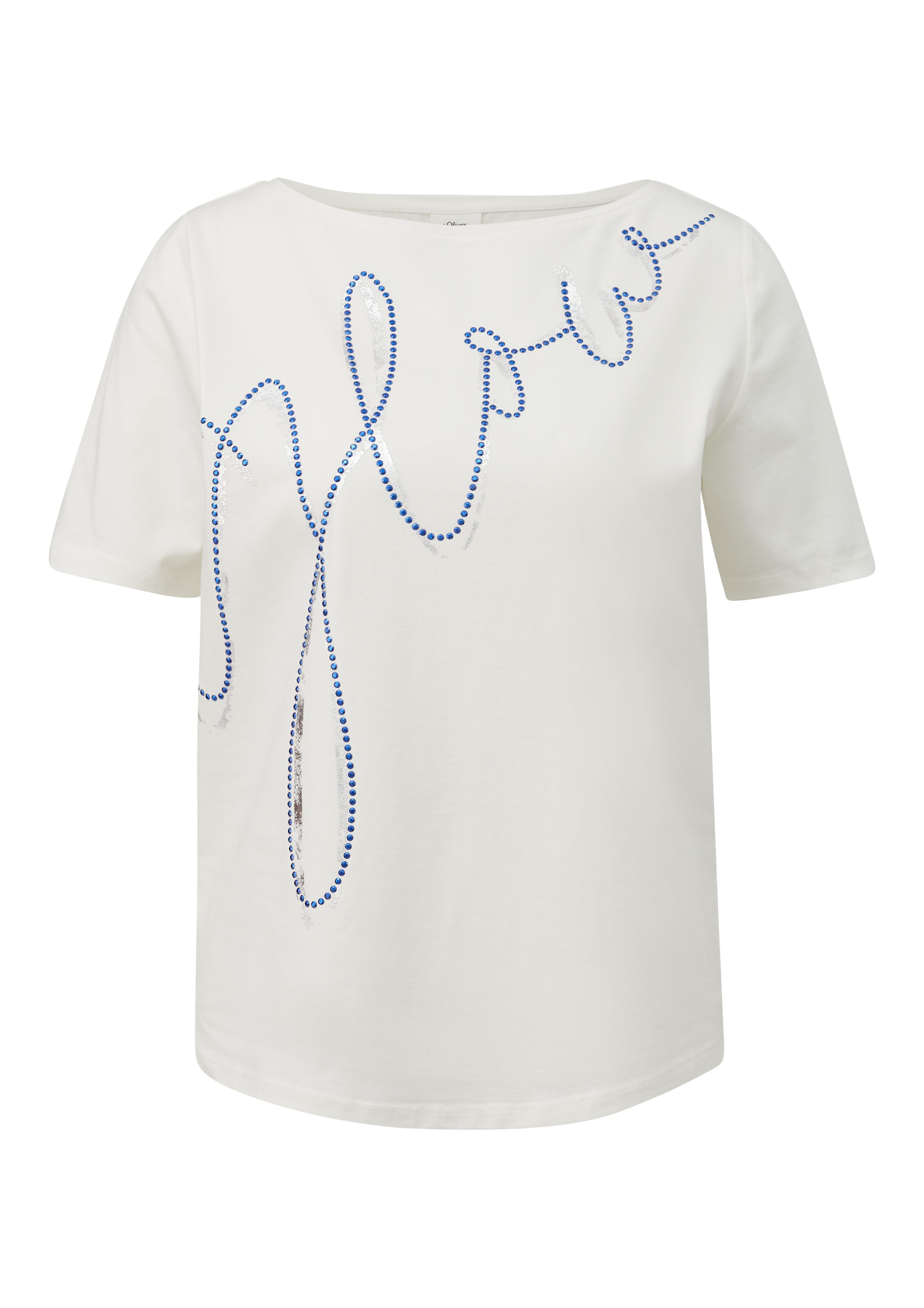 s.Oliver BLACK LABEL T-shirt met belettering