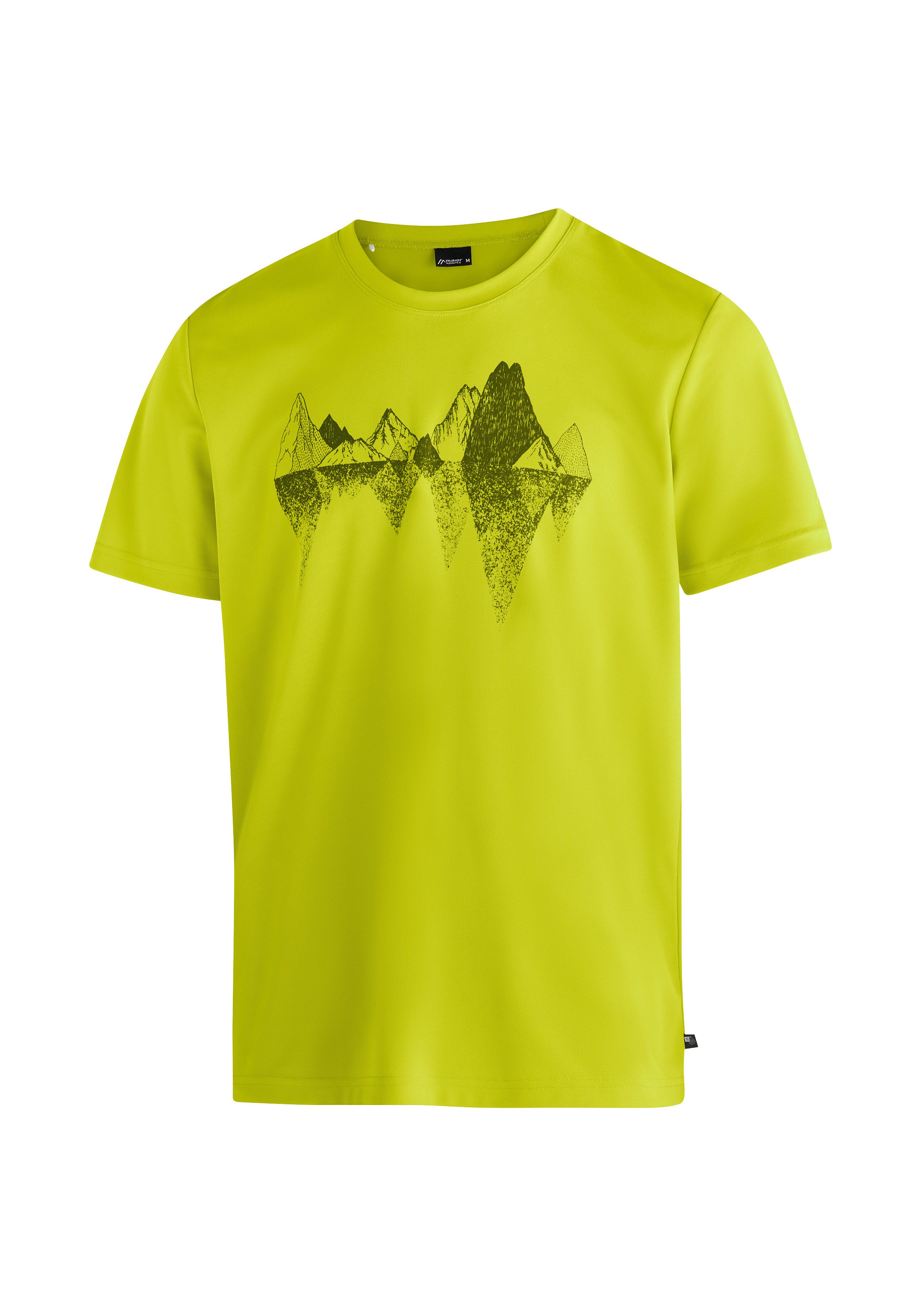 Maier Sports T-shirt Tilia Pique M Heren functioneel shirt vrijetijdsshirt met opdruk