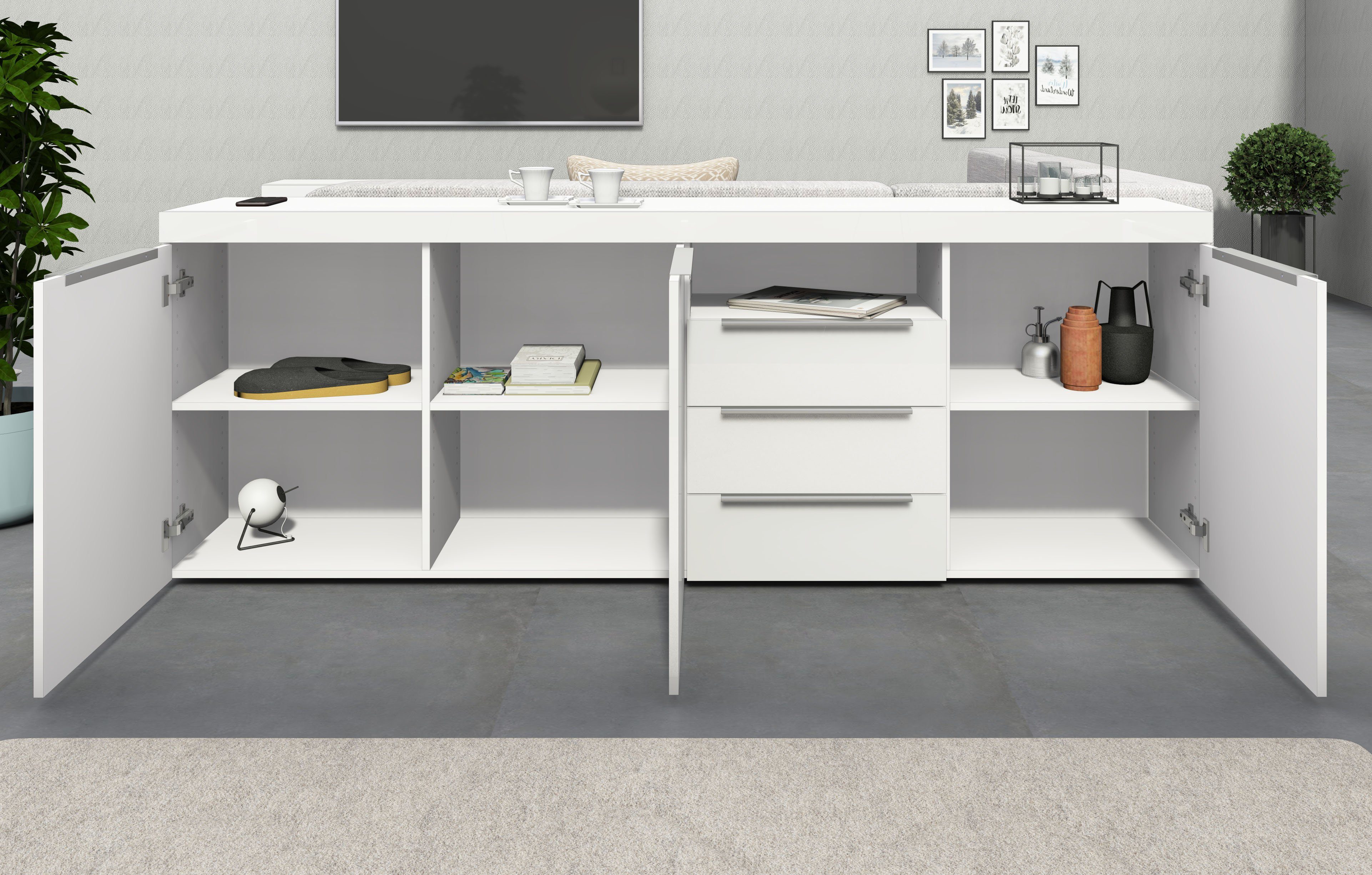 borchardt Möbel Dressoir Durban Breedte 200 cm