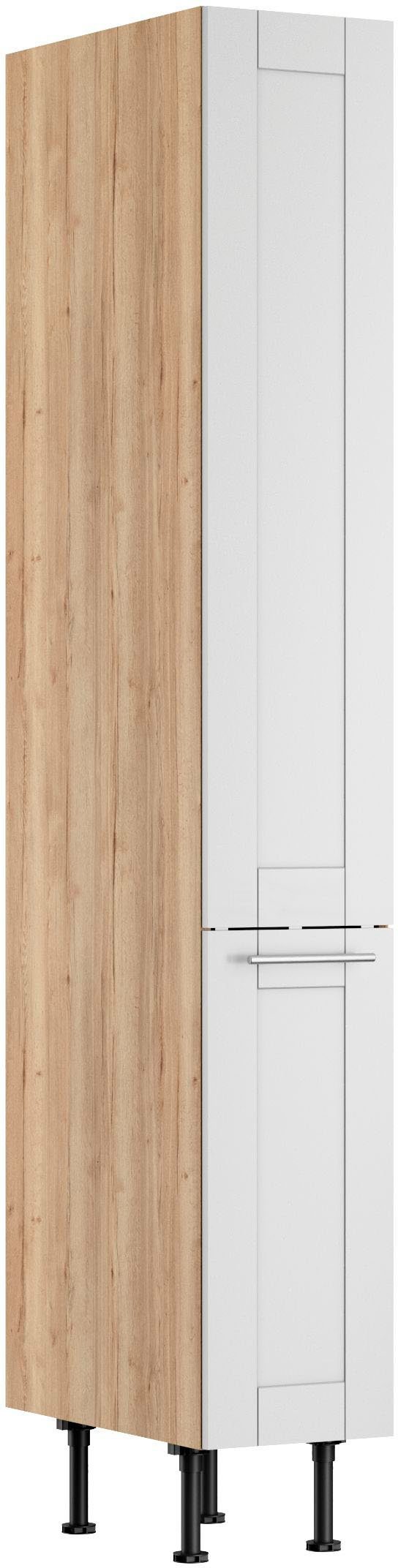 OPTIFIT Apothekerskast Ahus Breedte 30 cm opbergkasten grijs
