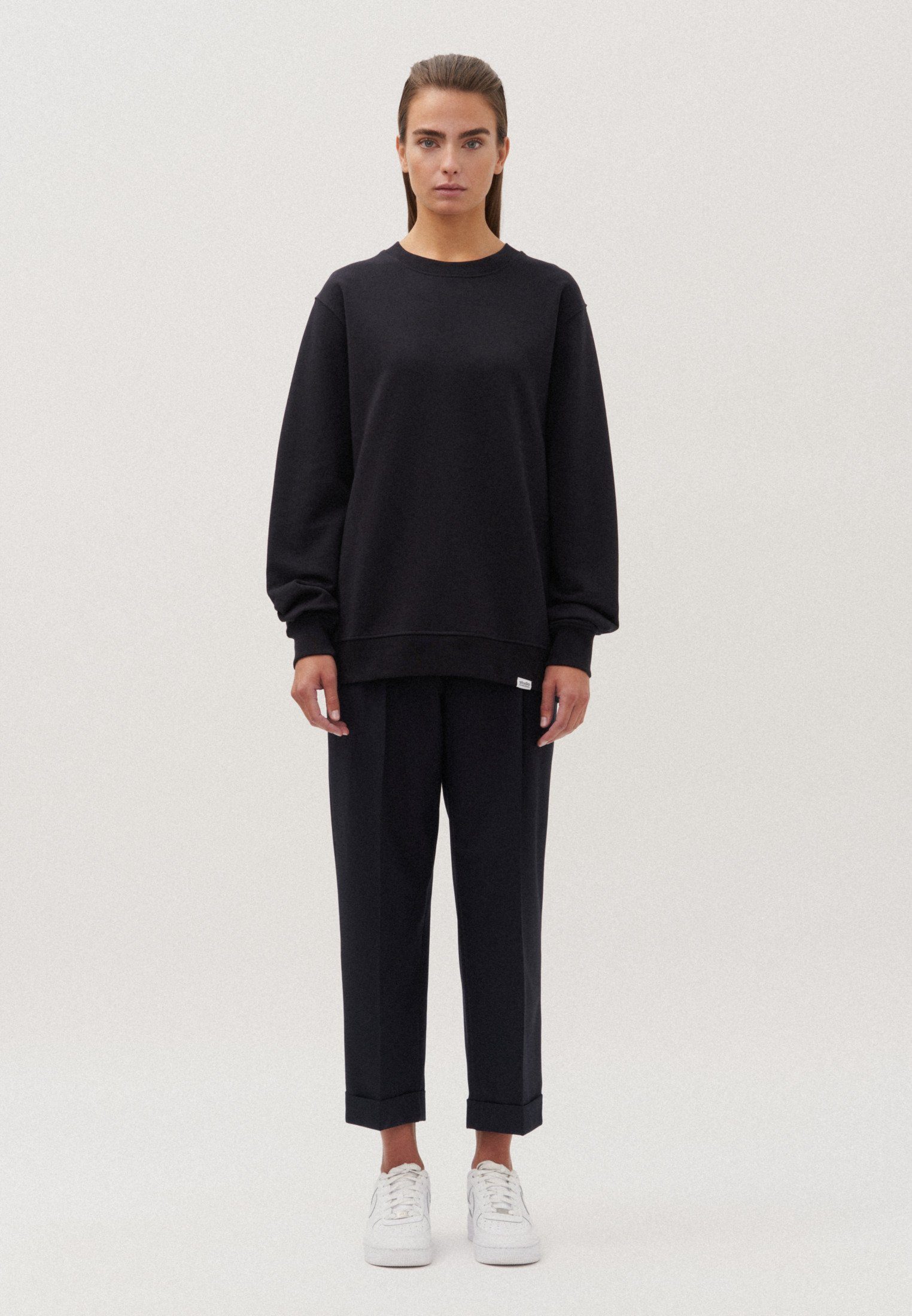 studio seidensticker Sweatshirt Studio Lange mouwen ronde hals uni