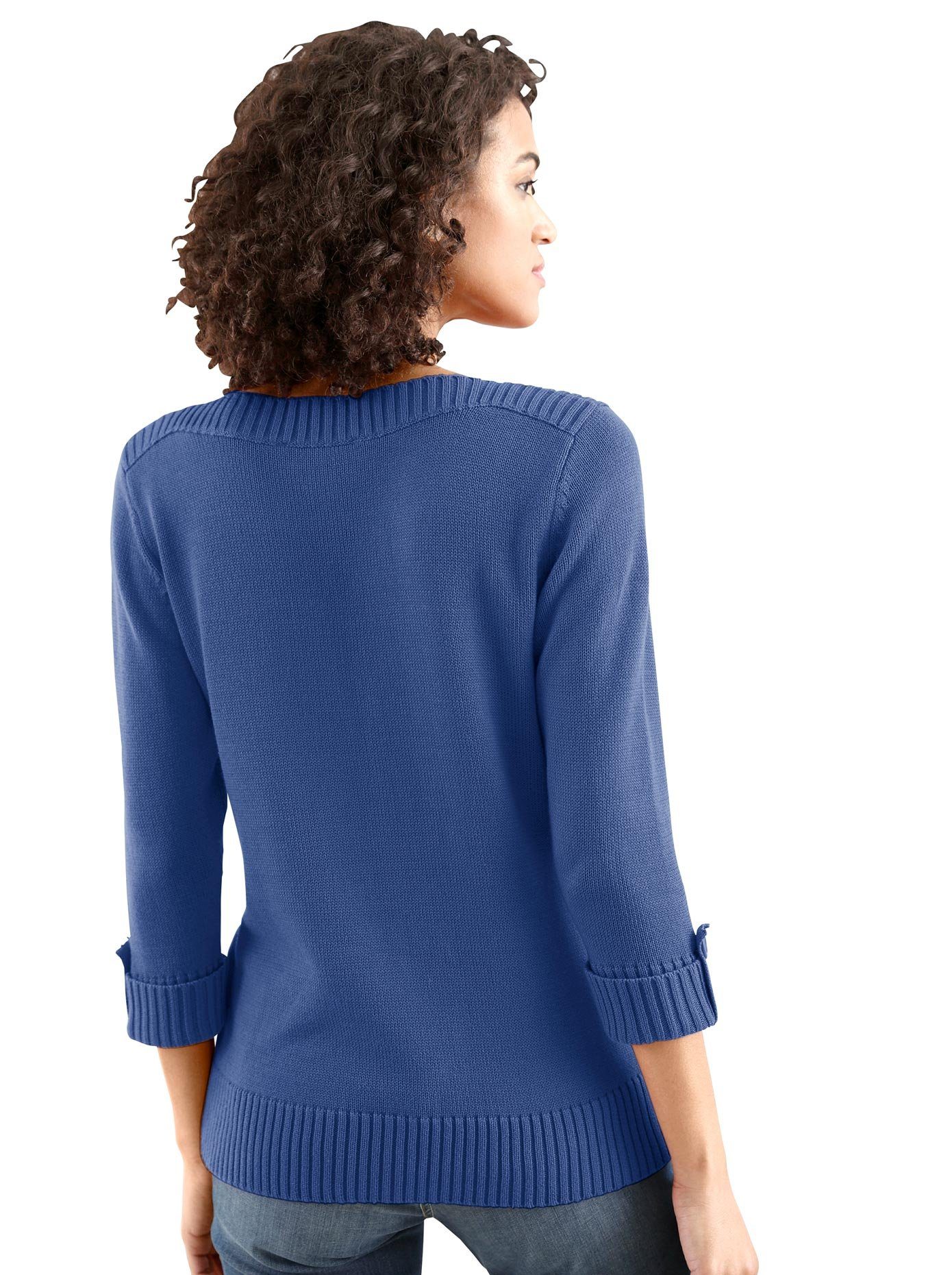 Casual Looks Trui met 3/4 mouwen Trui