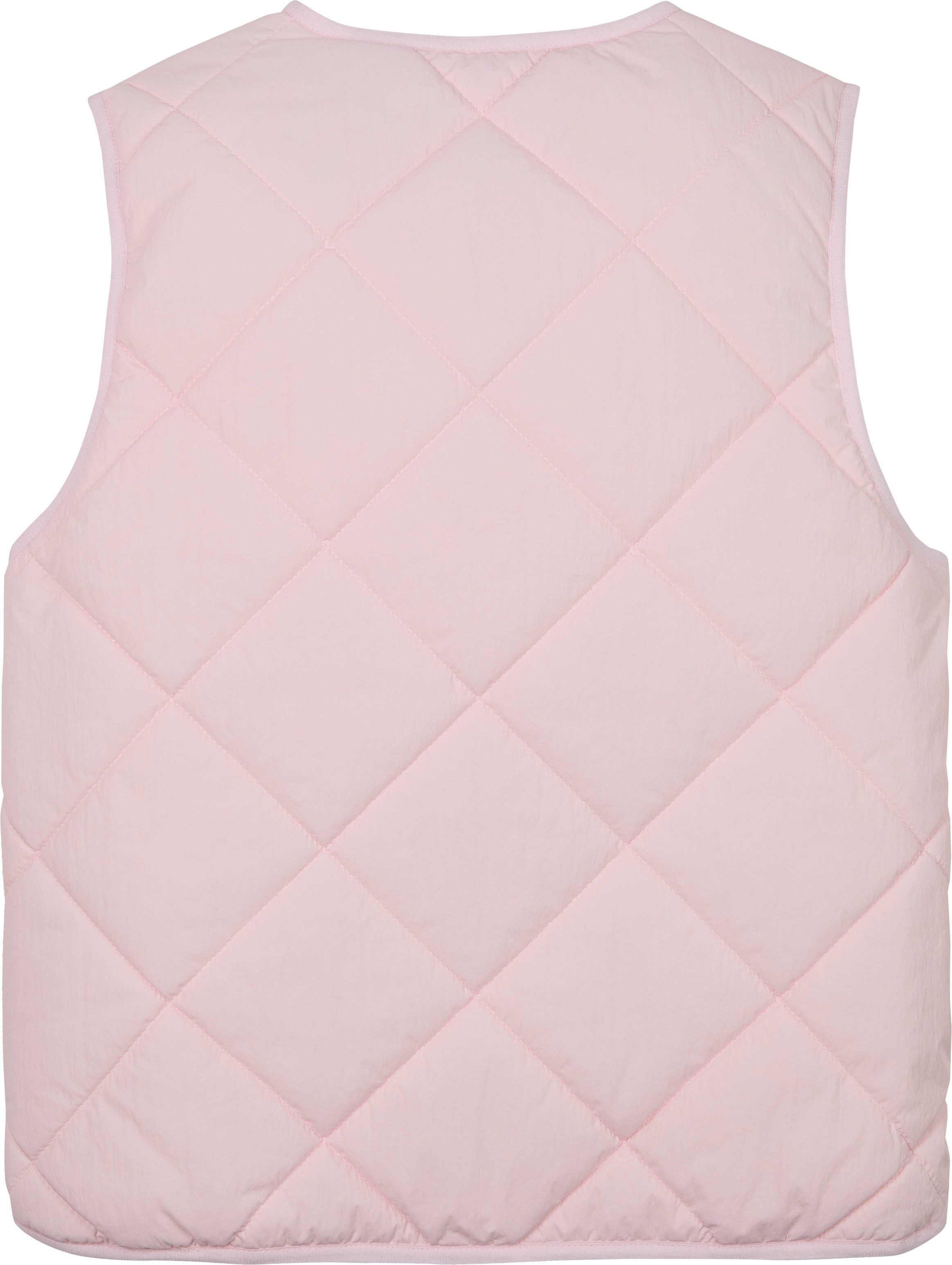 Tommy Hilfiger Reversible-gilet REVERSIBLE QUILTED VEST voor kinderen tot 16 jaar, met grote drukknopen