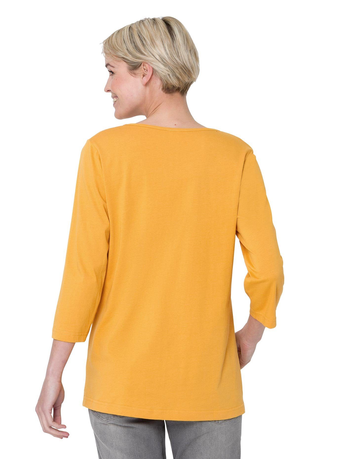 Classic Basics Shirt met 3/4 mouwen Shirt (1-delig)