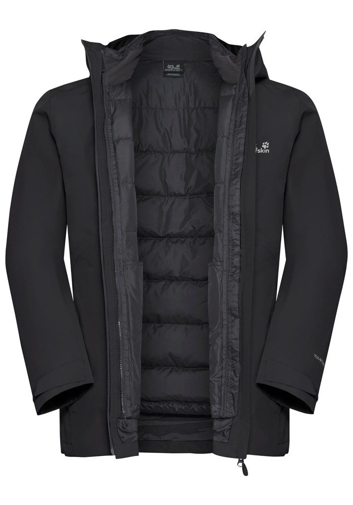 Jack Wolfskin Functioneel 3-in-1-jack ICECAPE 3IN1 DOWN JKT M RDS