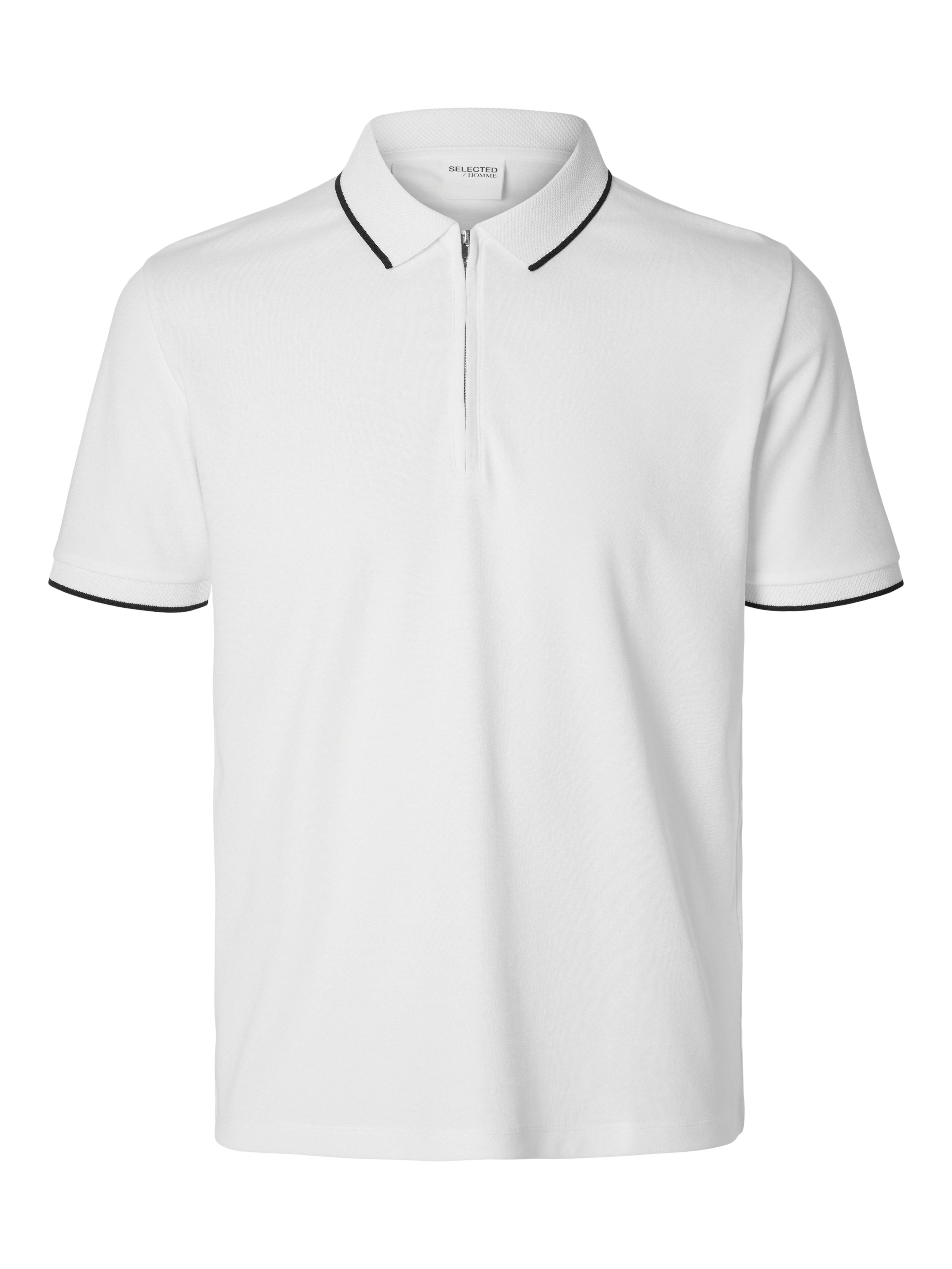 SELECTED HOMME Poloshirt SLHFAVE SPORT ZIP SS POLO NOOS