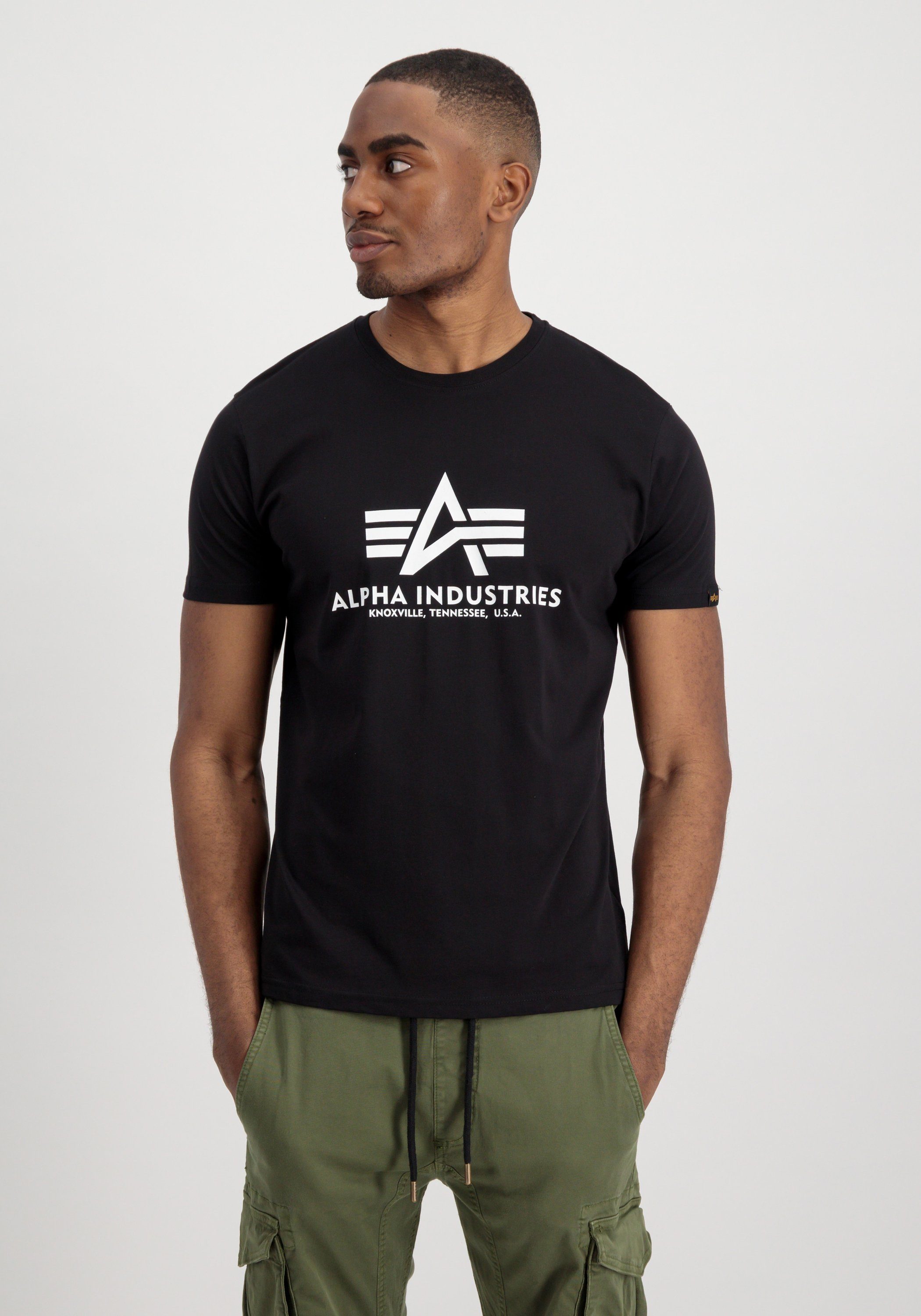 Alpha Industries T-shirt Alpha Industries Mannen - T-shirts Basis T-shirt 2-pack
