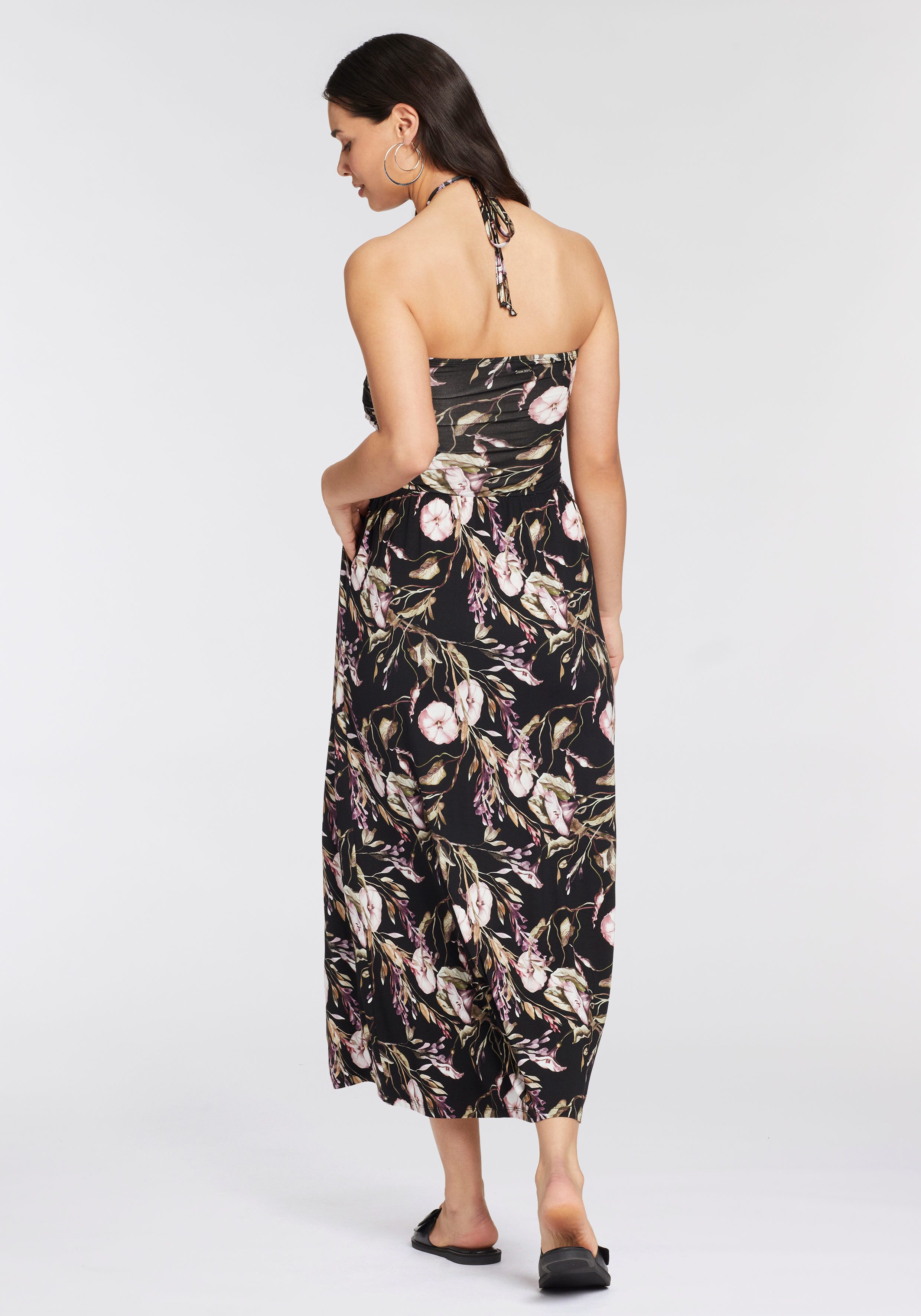 Laura Scott Maxi-jurk met vrouwelijke allover-print