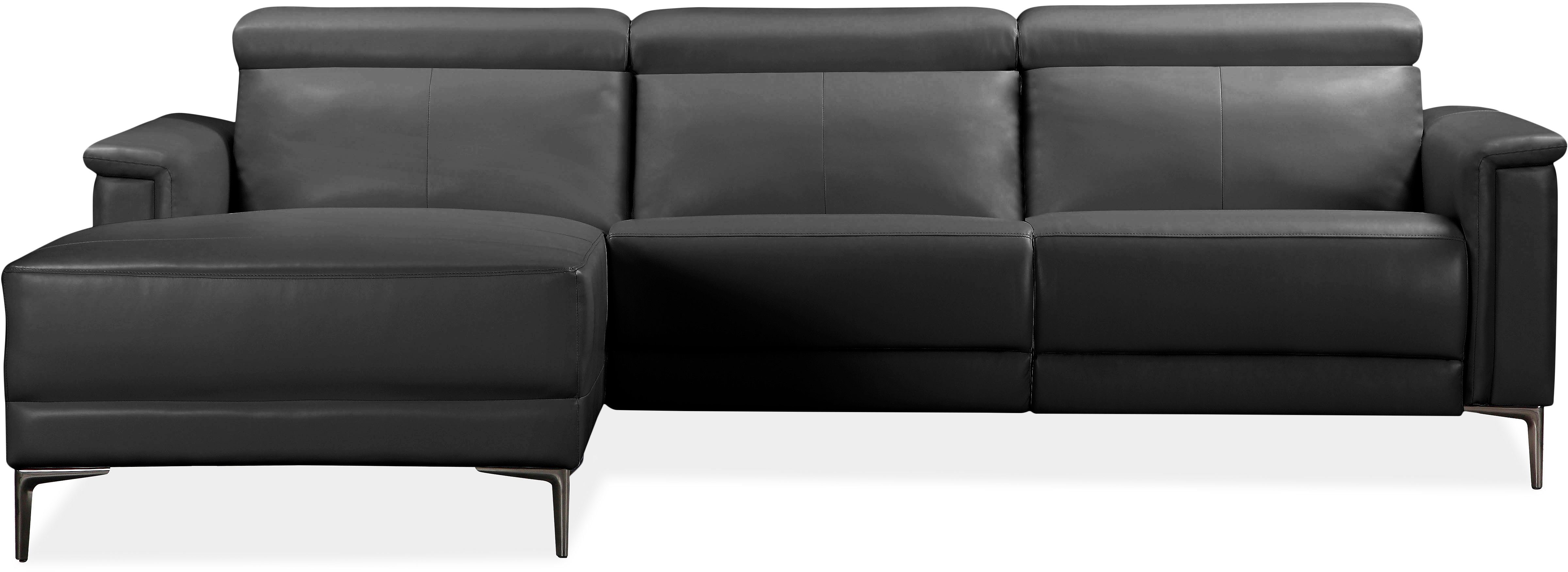 Places of Style Hoekbank Lund, L-vorm, 261 cm, handmatige of elektrische relaxfunctie (met USB-A)