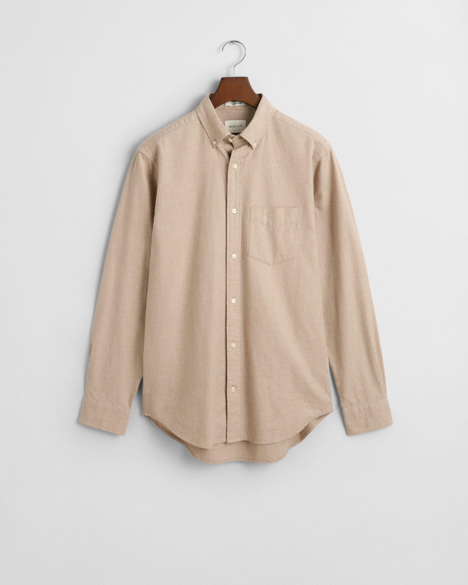 Gant Overhemd met lange mouwen REG FLANNEL MELANGE SHIRT