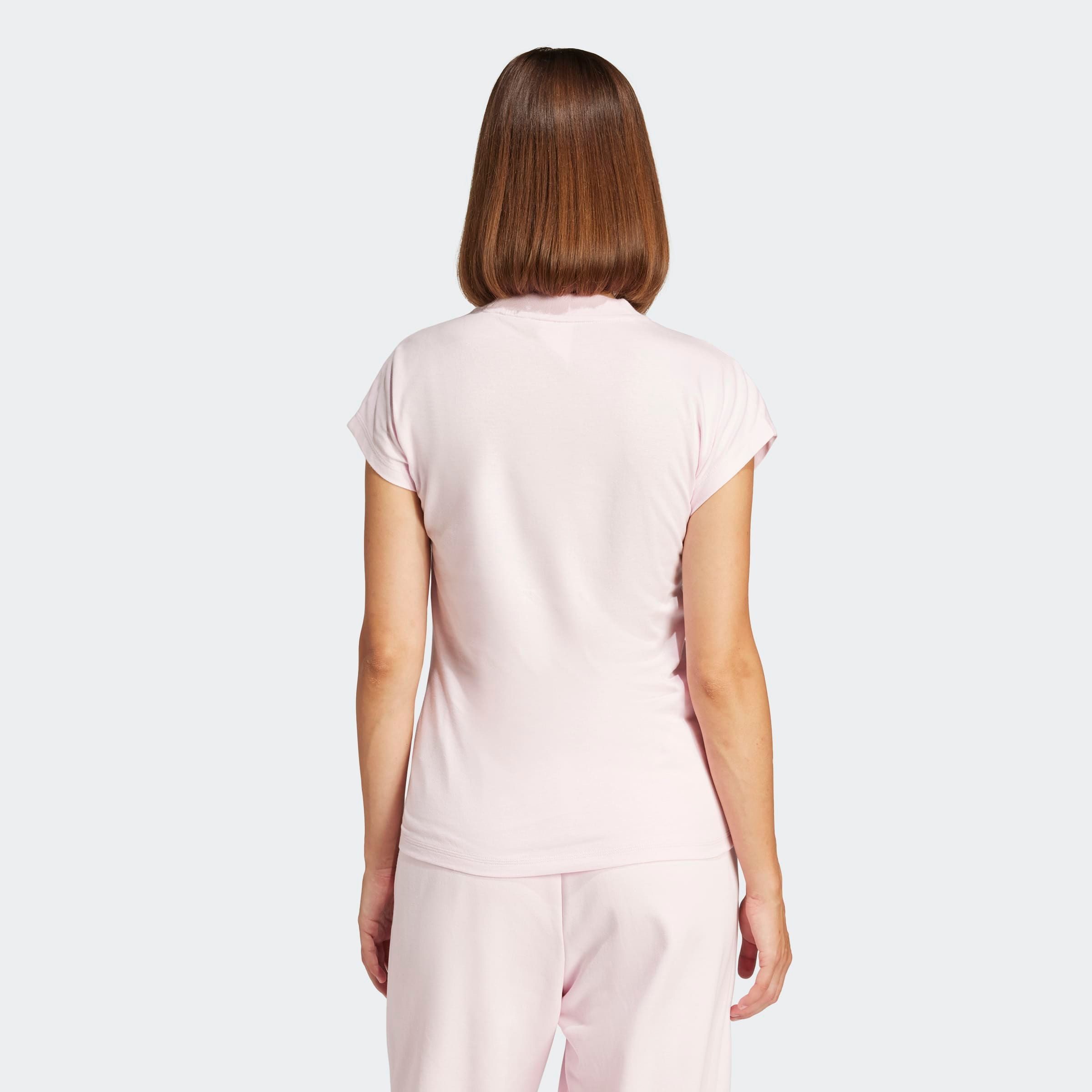 adidas Sportswear T-shirt W LIN SJ T Basic T-shirt van zacht materiaal