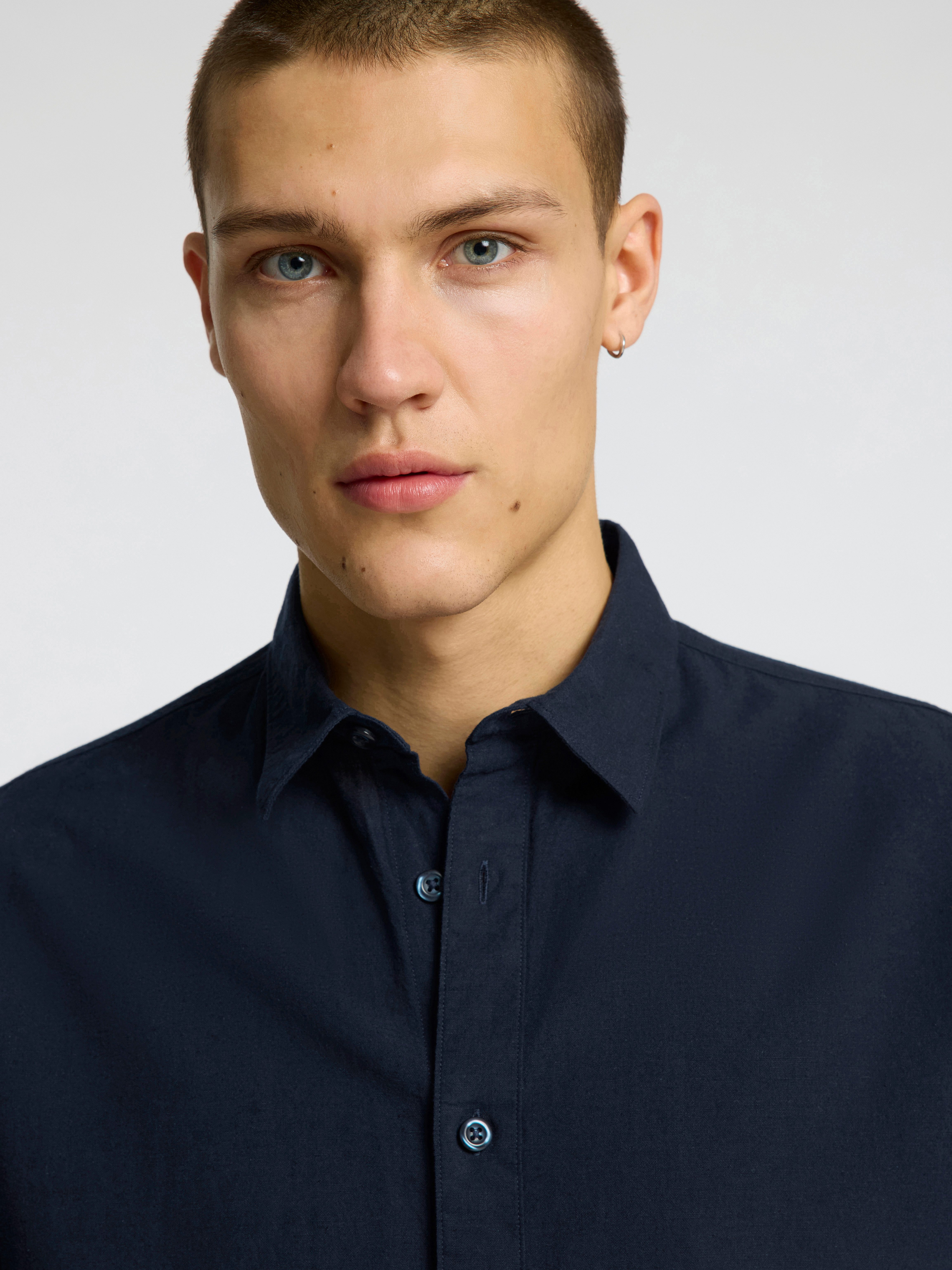 SELECTED HOMME Overhemd met korte mouwen SLHREG-SUN SHIRT SS NOOS