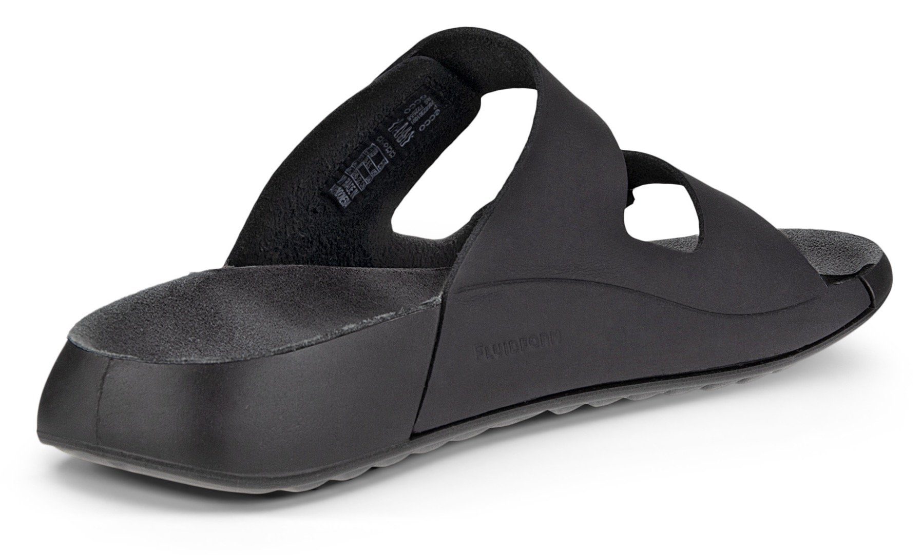 Ecco Slippers Cozmo W zomerschoen, slippers met twee klittenbandsluitingen