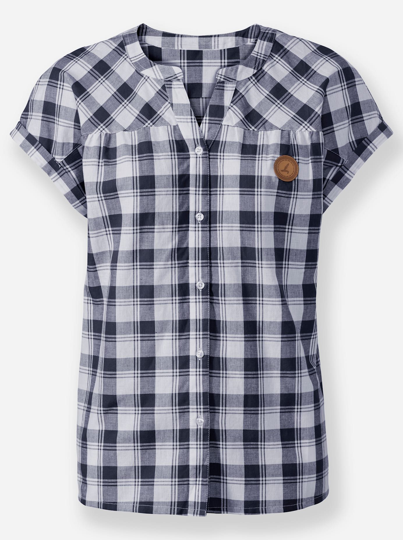Casual Looks Geruite blouse