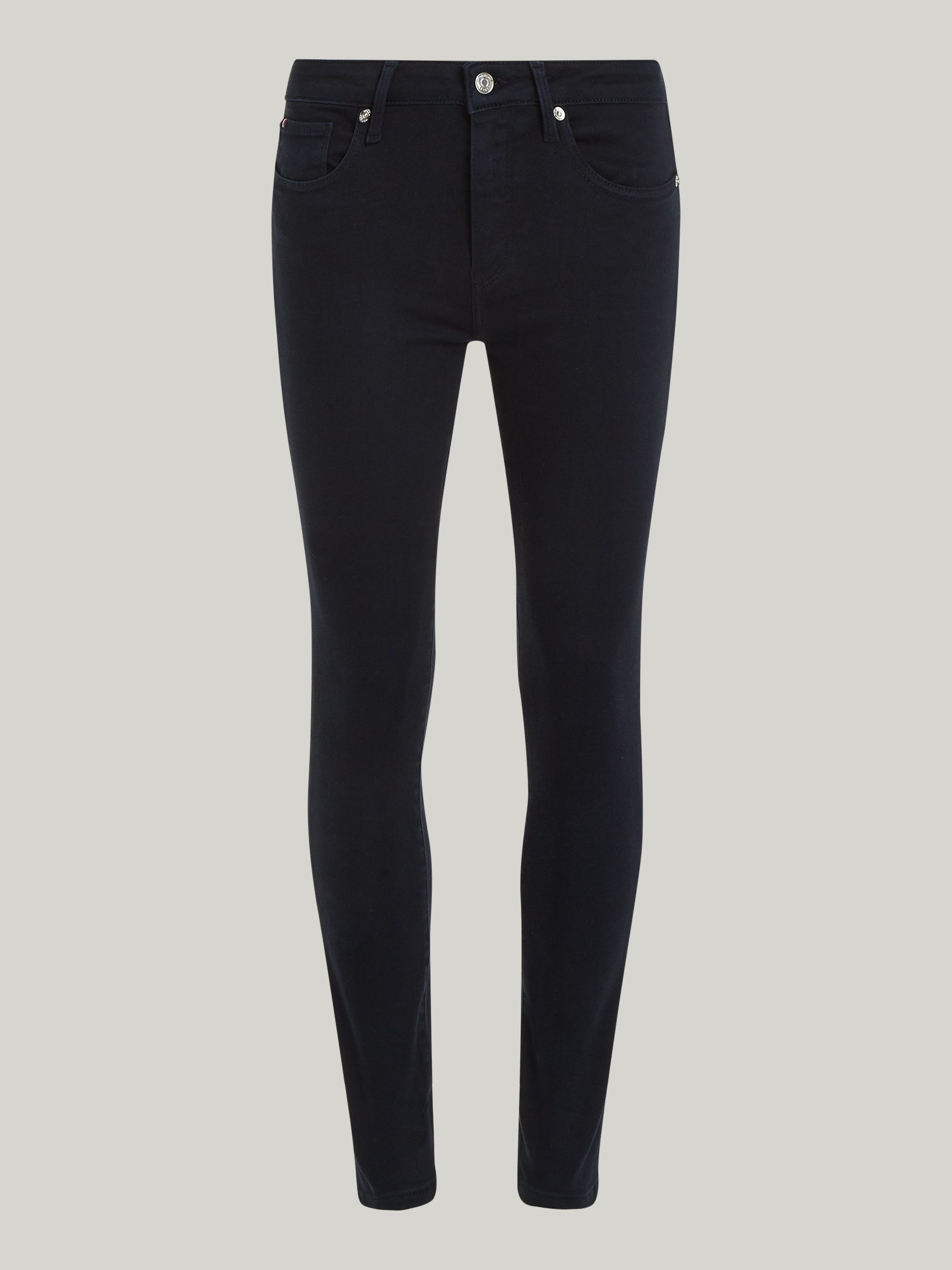 Tommy Hilfiger Skinny fit jeans TH FLEX COMO SKINNY RW GYA met tommy hilfiger logo-badge (TH FLEX COMO SKINNY RW)