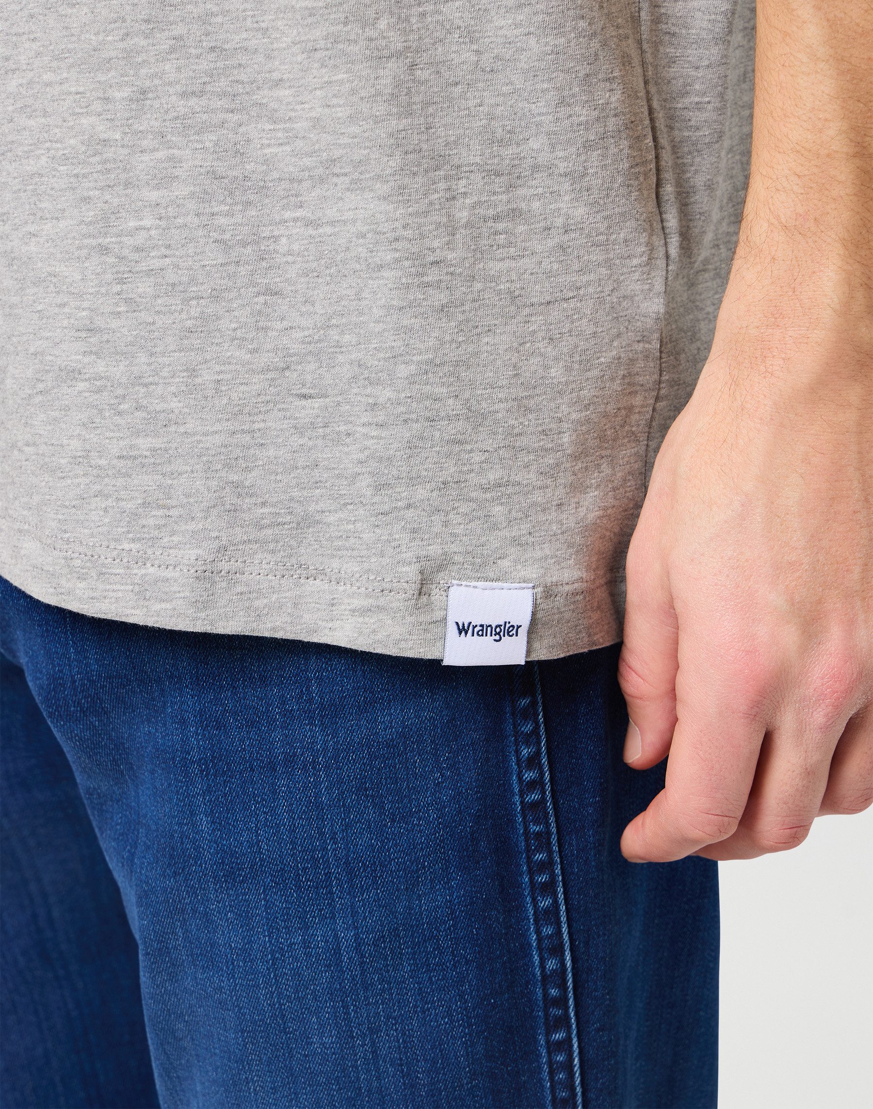 Wrangler Shirt met ronde hals (set, 2-delig)