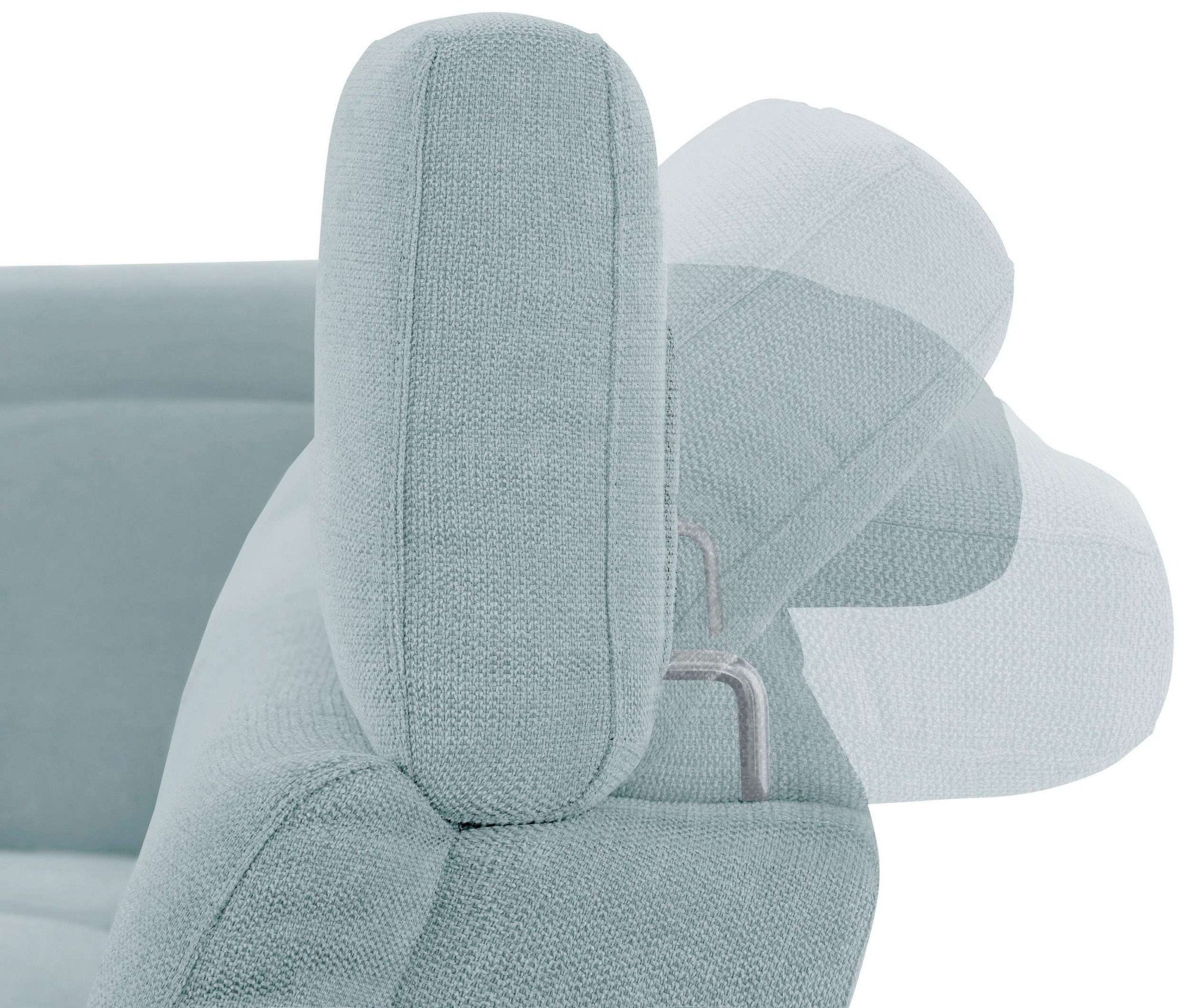Home affaire Hoekbank Sentrano, L-vorm, 273 cm, man. of electr. relaxfunctie en usb/kopverstelling