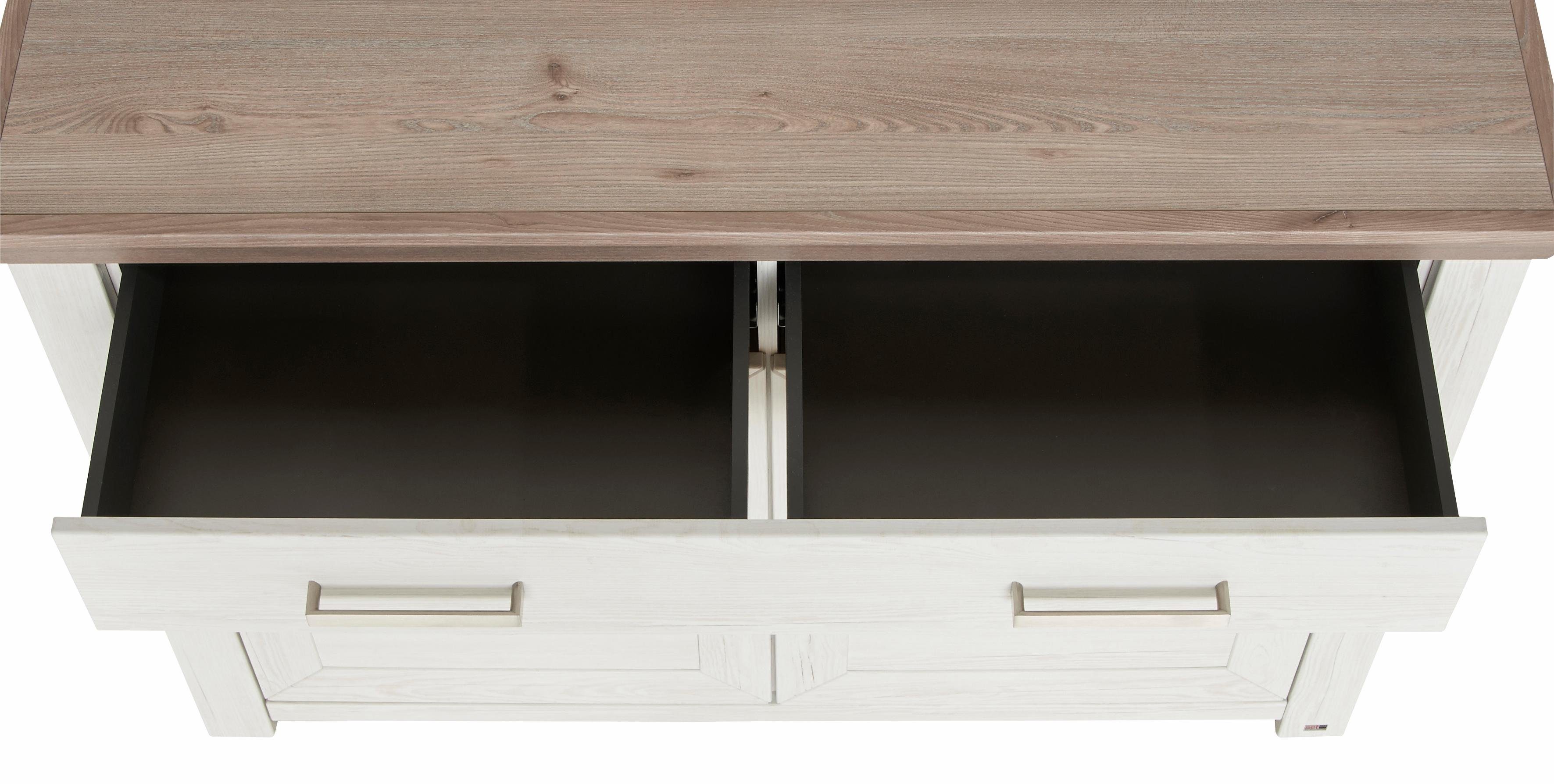 set one by Musterring Dressoir York Type 53, in 3 kleurvarianten verkrijgbaar, Landhuisstijl, Afmetingen 129 x 95 cm