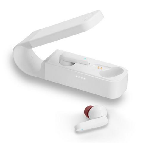 Hama Spirit Pocket In Ear headset HiFi Bluetooth Stereo Wit Indicator voor batterijstatus, Headset, 
