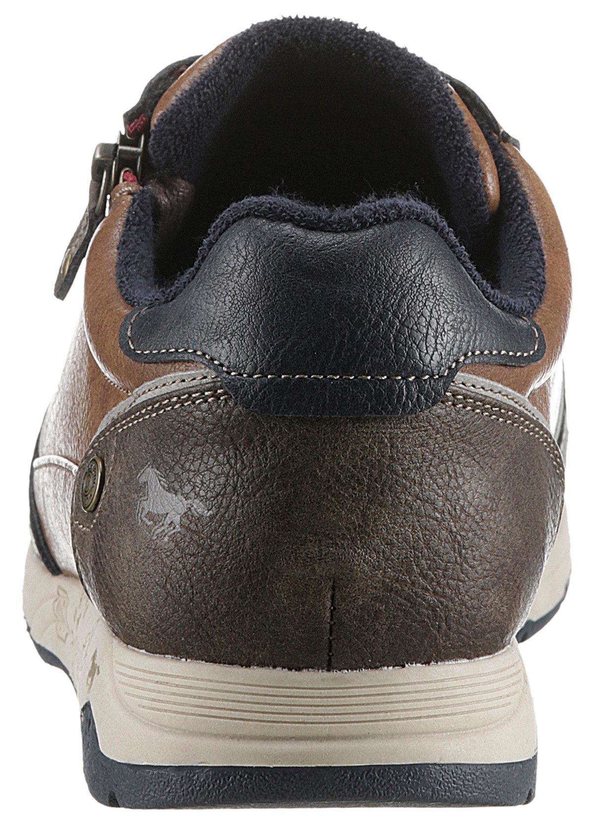 Mustang Shoes Sneakers met rits, vrijetijdsschoen, lage schoen, veterschoen
