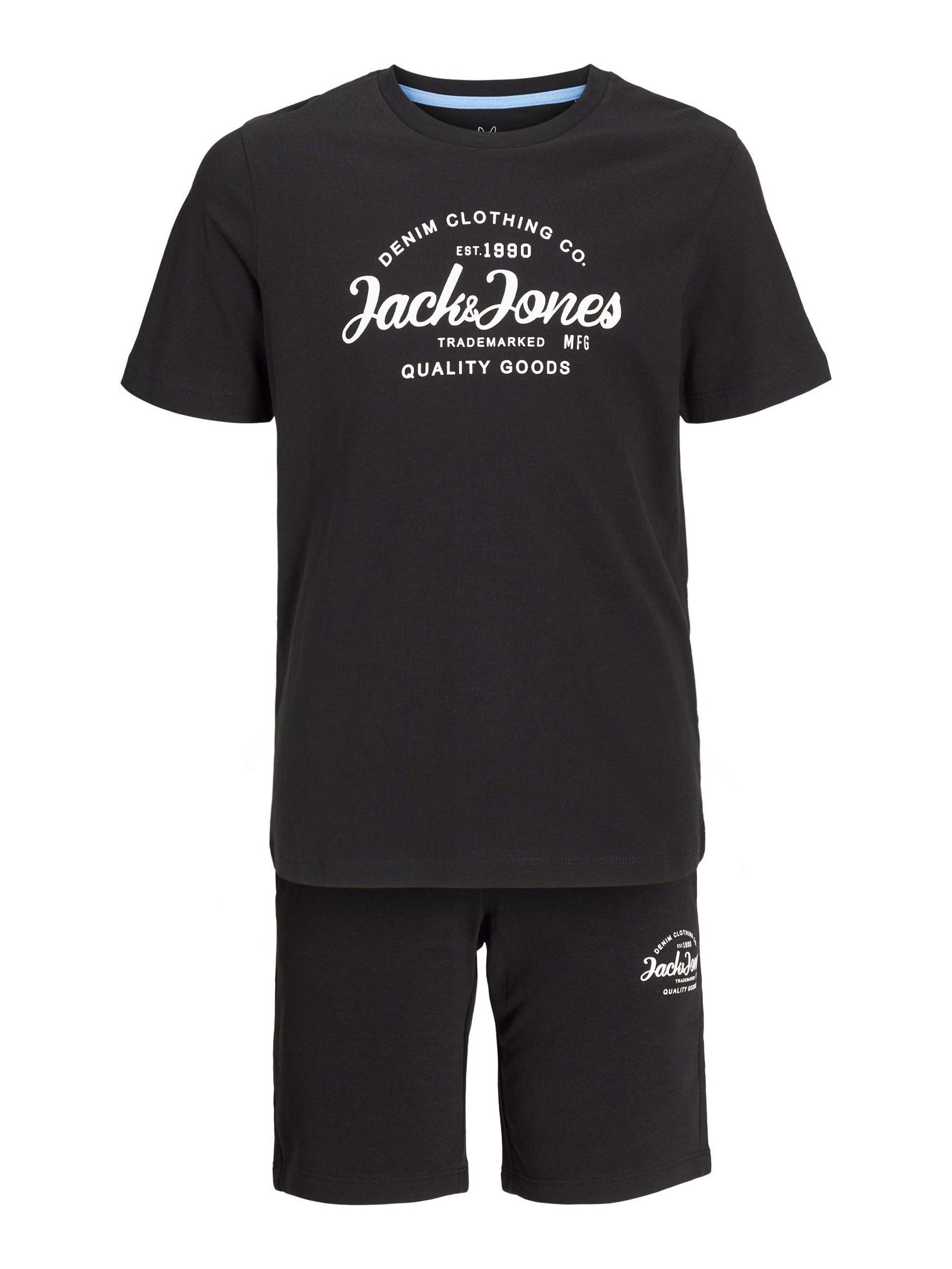 Jack & Jones Junior T-shirt JJFOREST TEE SS CREW SET PACK MP JNR (set, 2-delig)