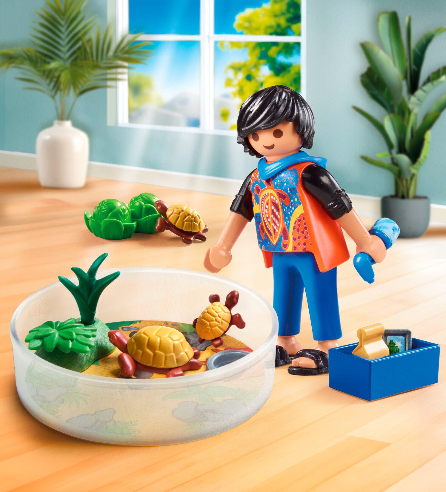 Playmobil® Constructie-speelset Schildkröten-Terrarium (71748), Playmobil My Life (20-delig)