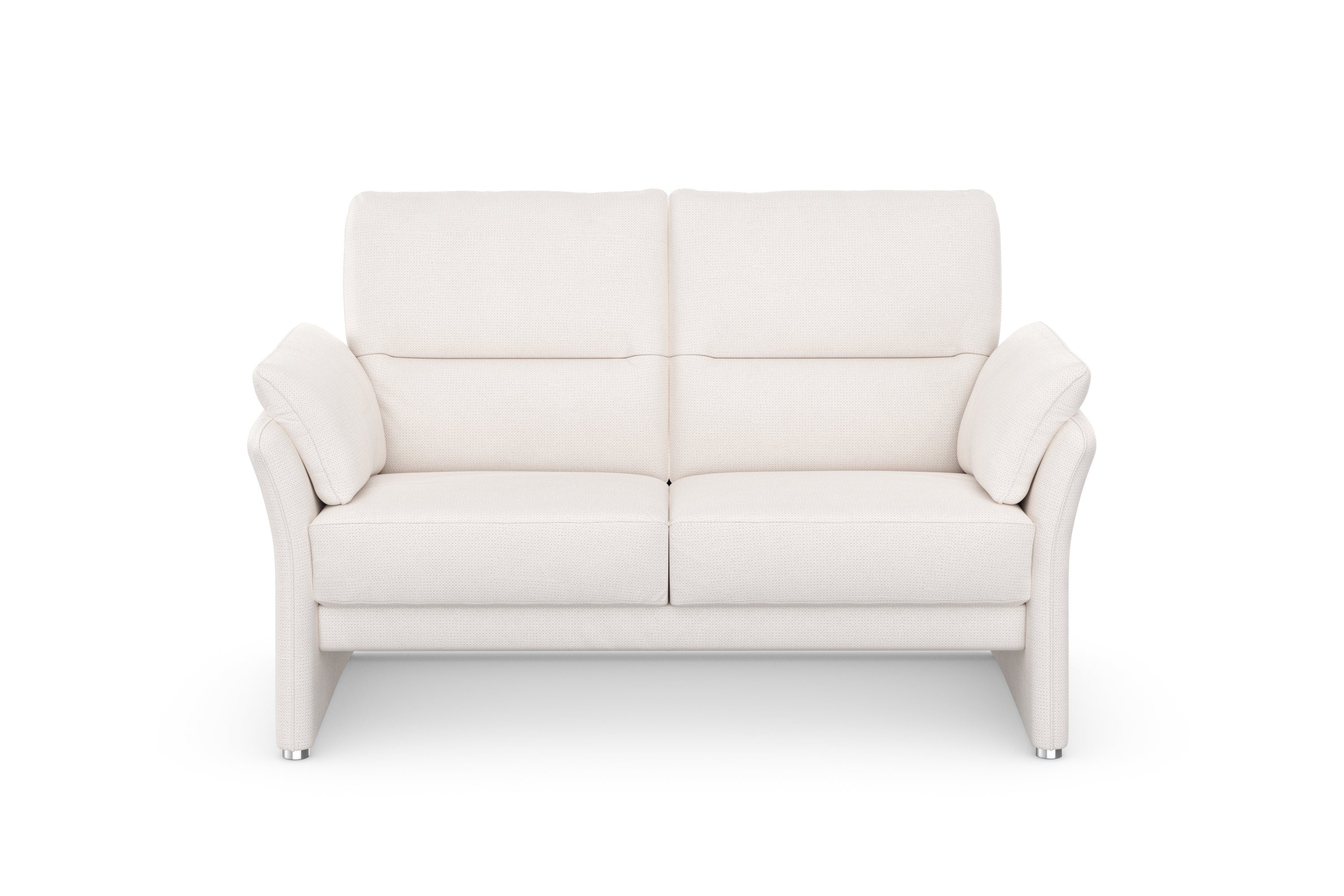 DOMO collection 2-zitsbank Pina, smalle armleuningen, met bonellvering, compact & elegant