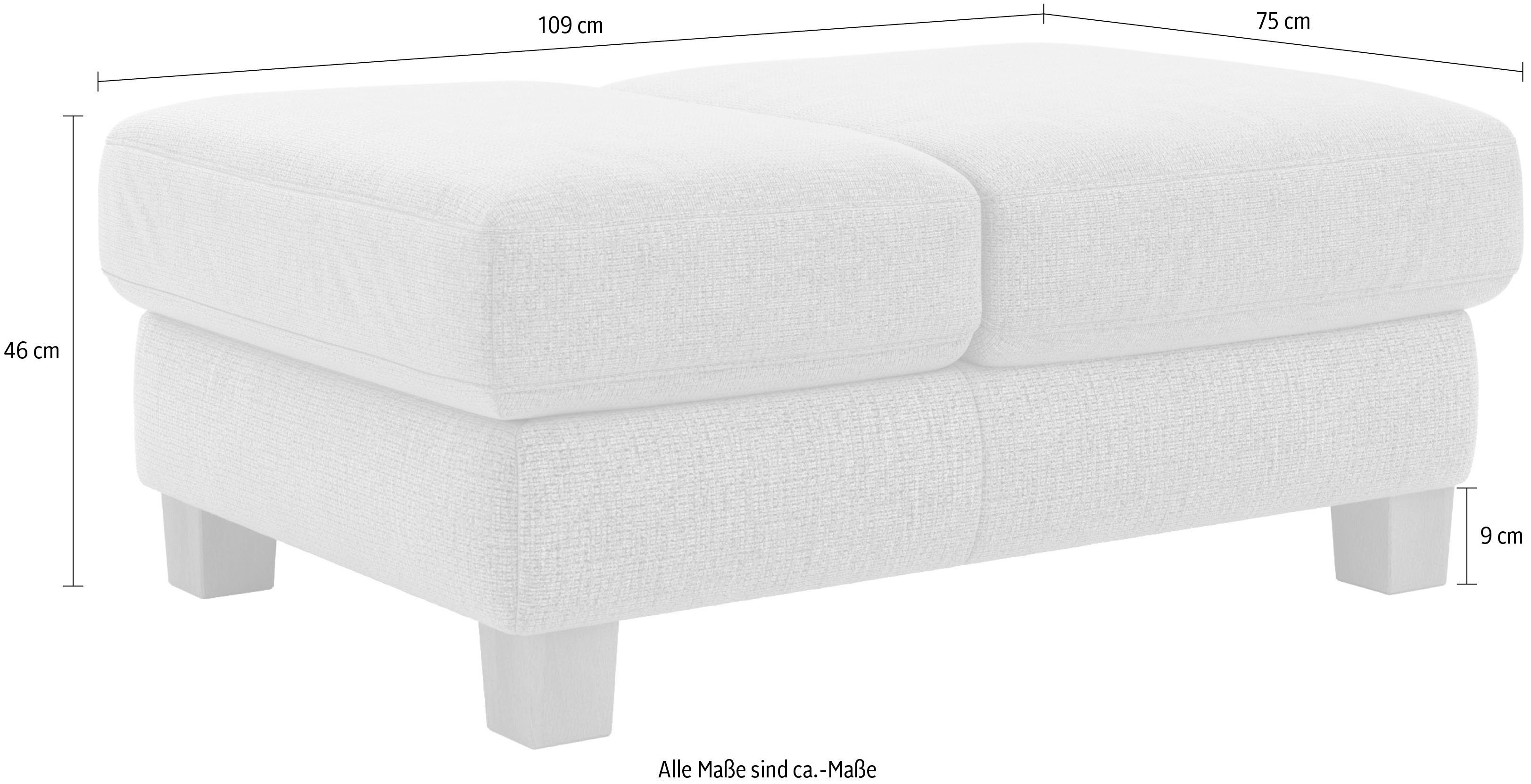 Home affaire Hocker Dundee met inklapfunctie - als een fauteuil te gebruiken