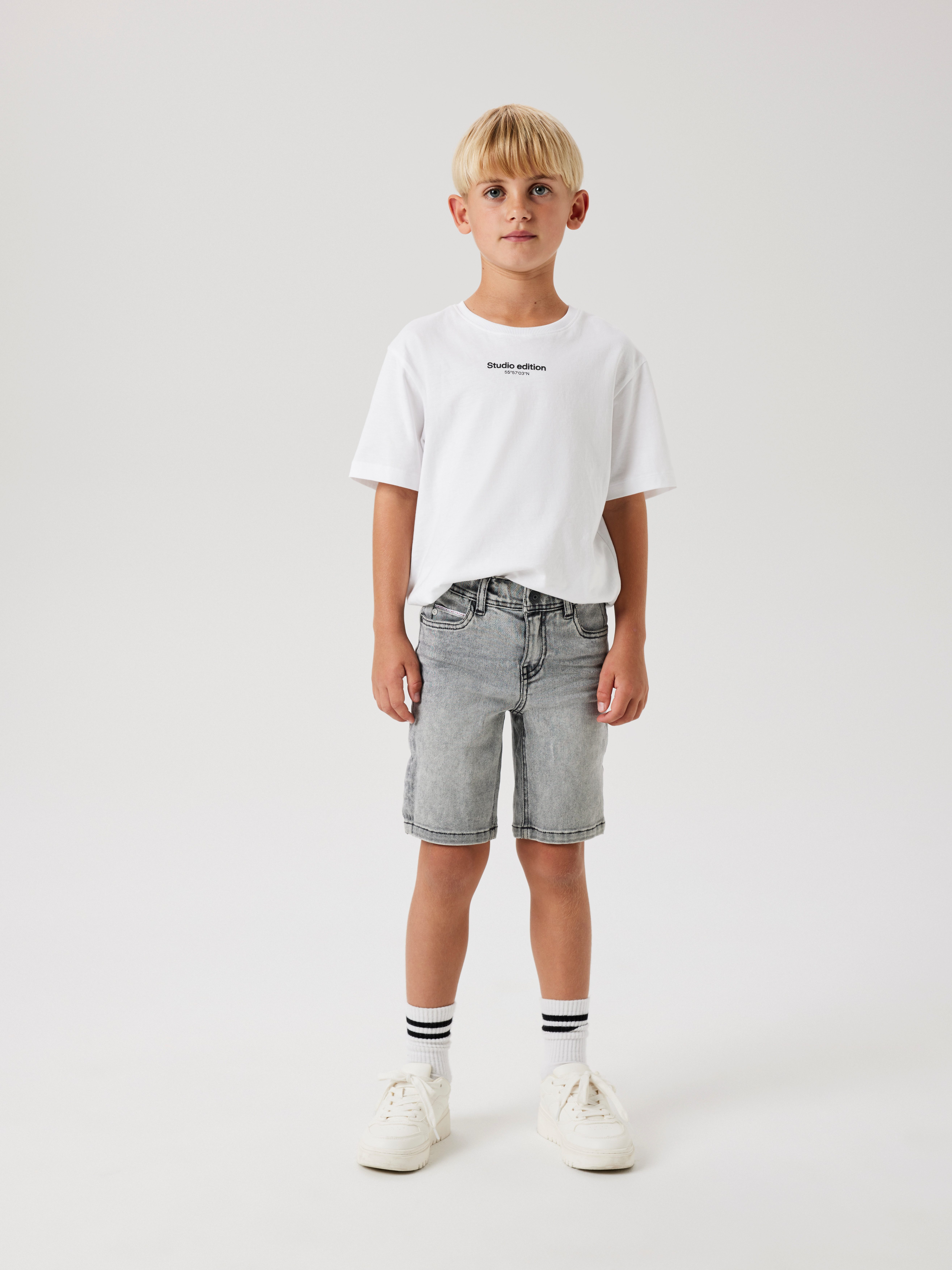 Name It Short NKMTHEO XSL DNM L SHORTS 1280-GY NOOS