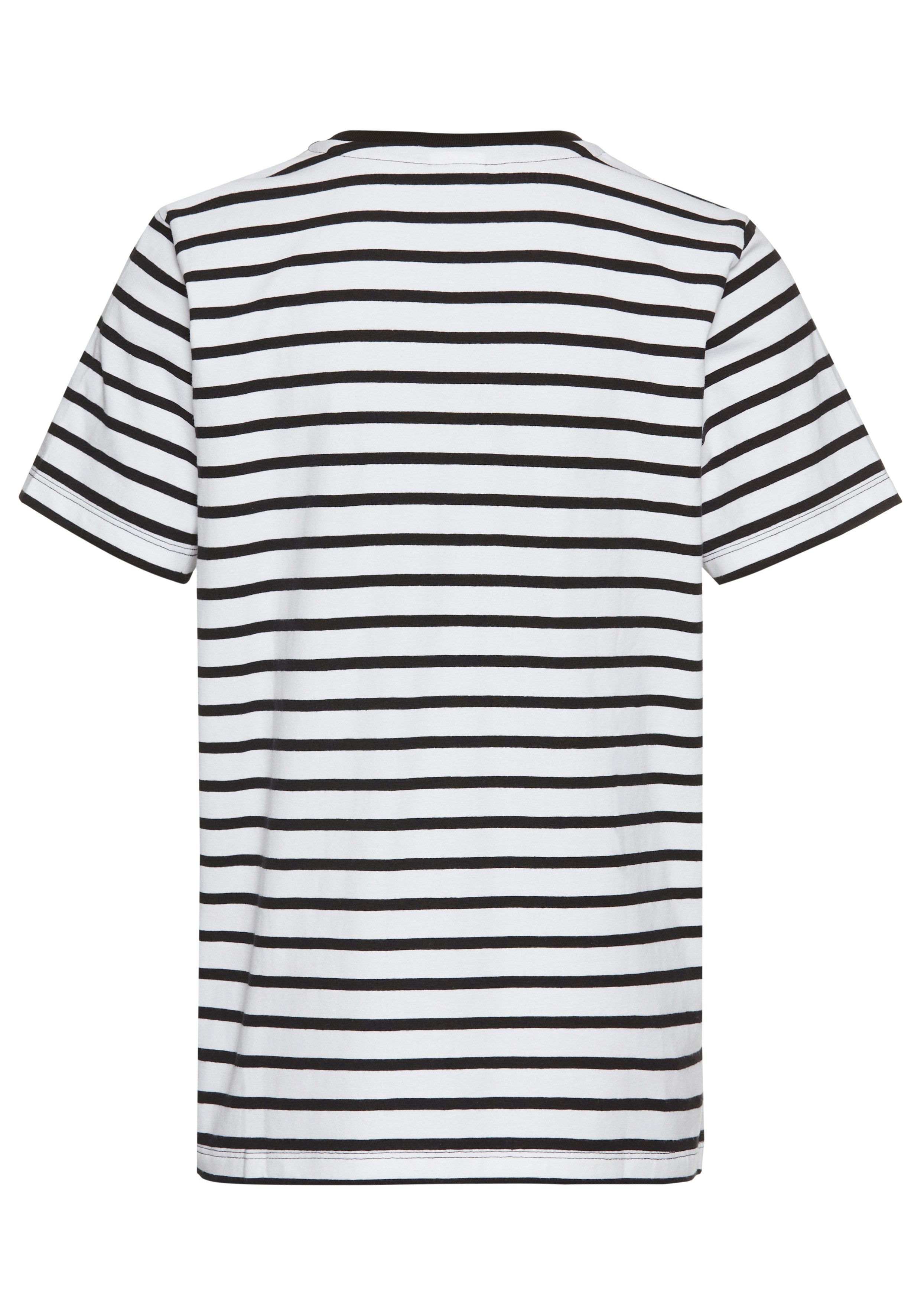 KangaROOS T-shirt Gestreept shirt met kleine borduursel