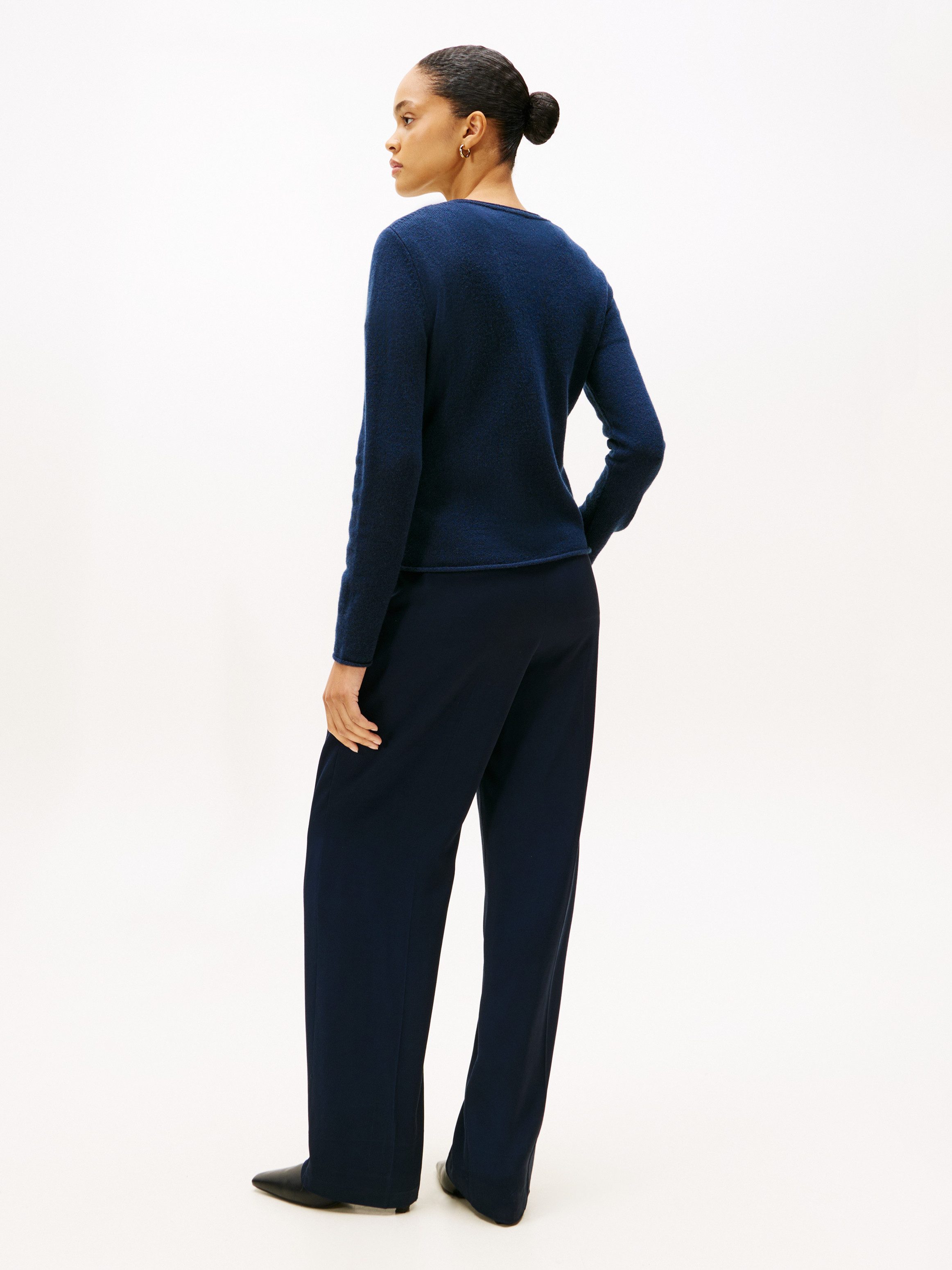 Tommy Hilfiger Gebreide trui van zuivere wol
