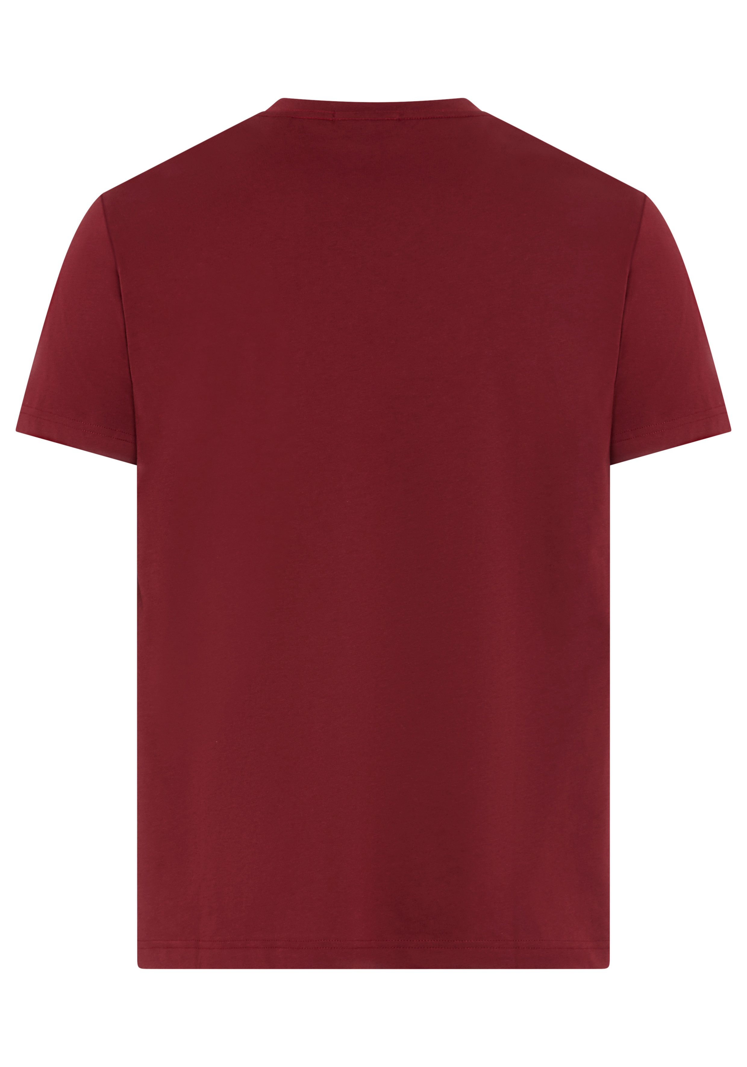 Gant T-shirt SLIM SHIELD V-NECK T-SHIRT met een klein geborduurd logo op de borst