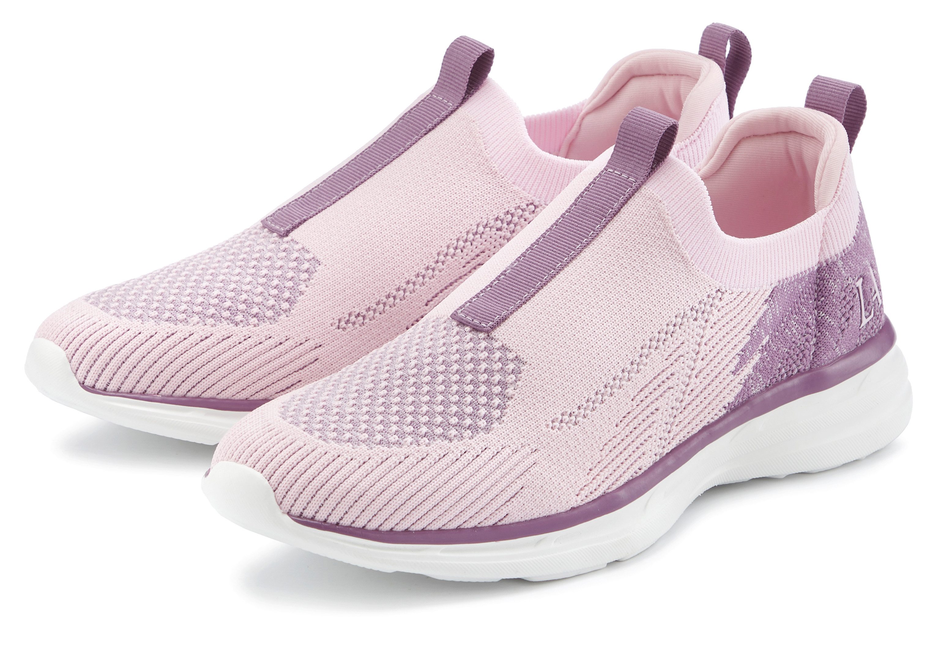 active by Lascana Sneakers ultralicht en comfortabel om zo aan te schieten vegan dames lage sneakers maat 35 roze
