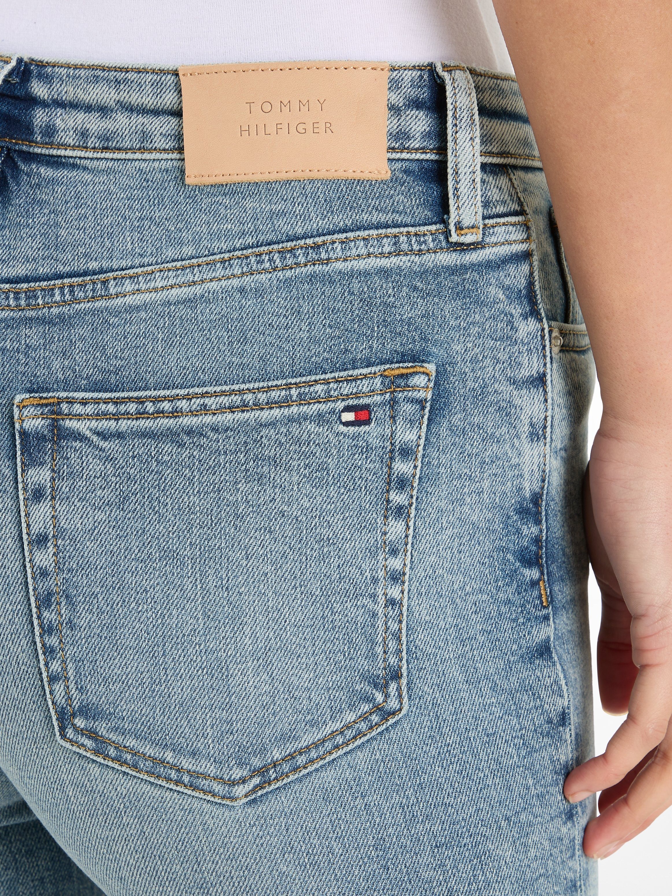 Tommy Hilfiger Slim fit jeans met logo patch
