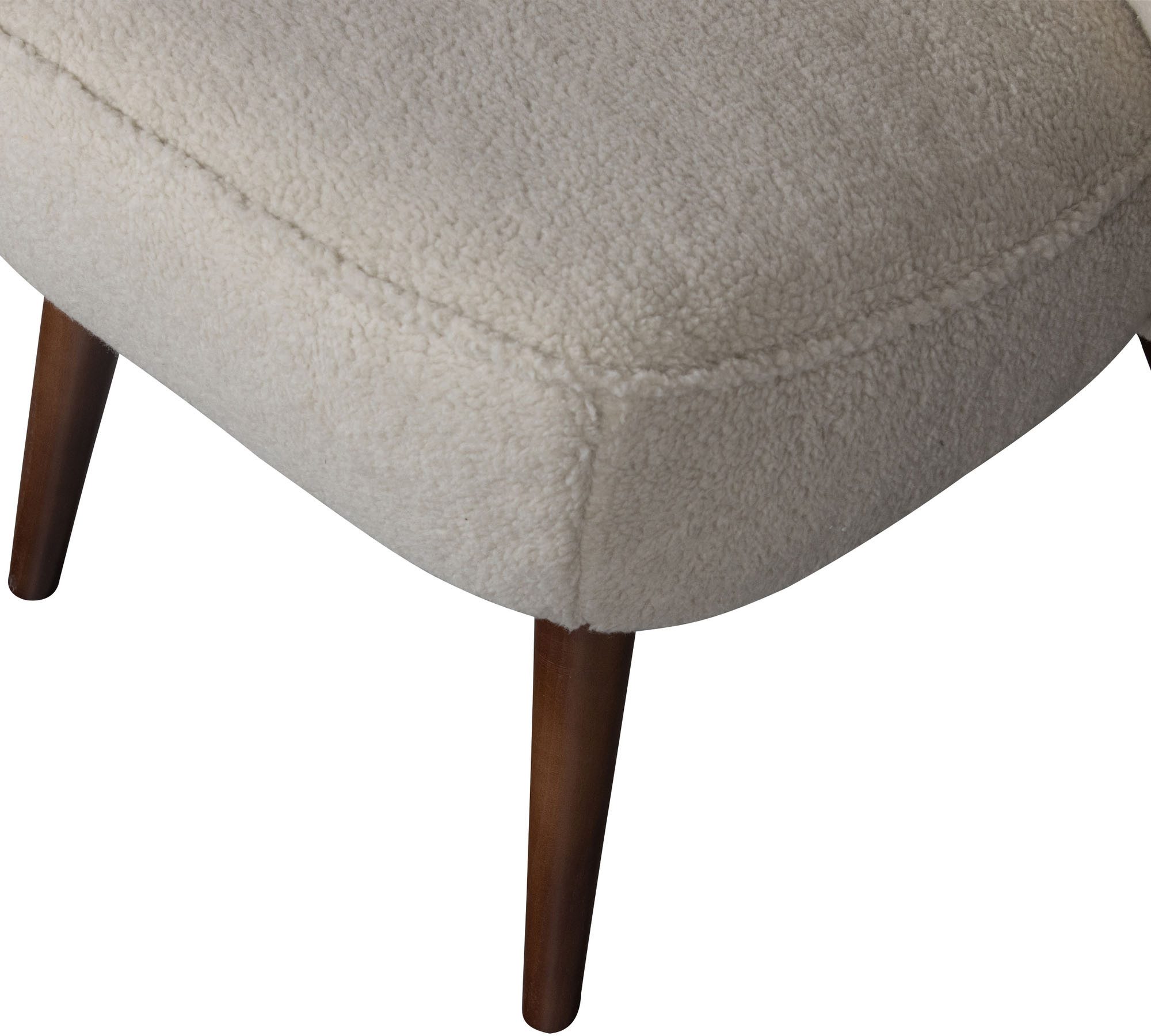 WOOOD Fauteuil Sara zacht gepolsterd, 4-poots onderstel, h 71 cm x b 59 cm